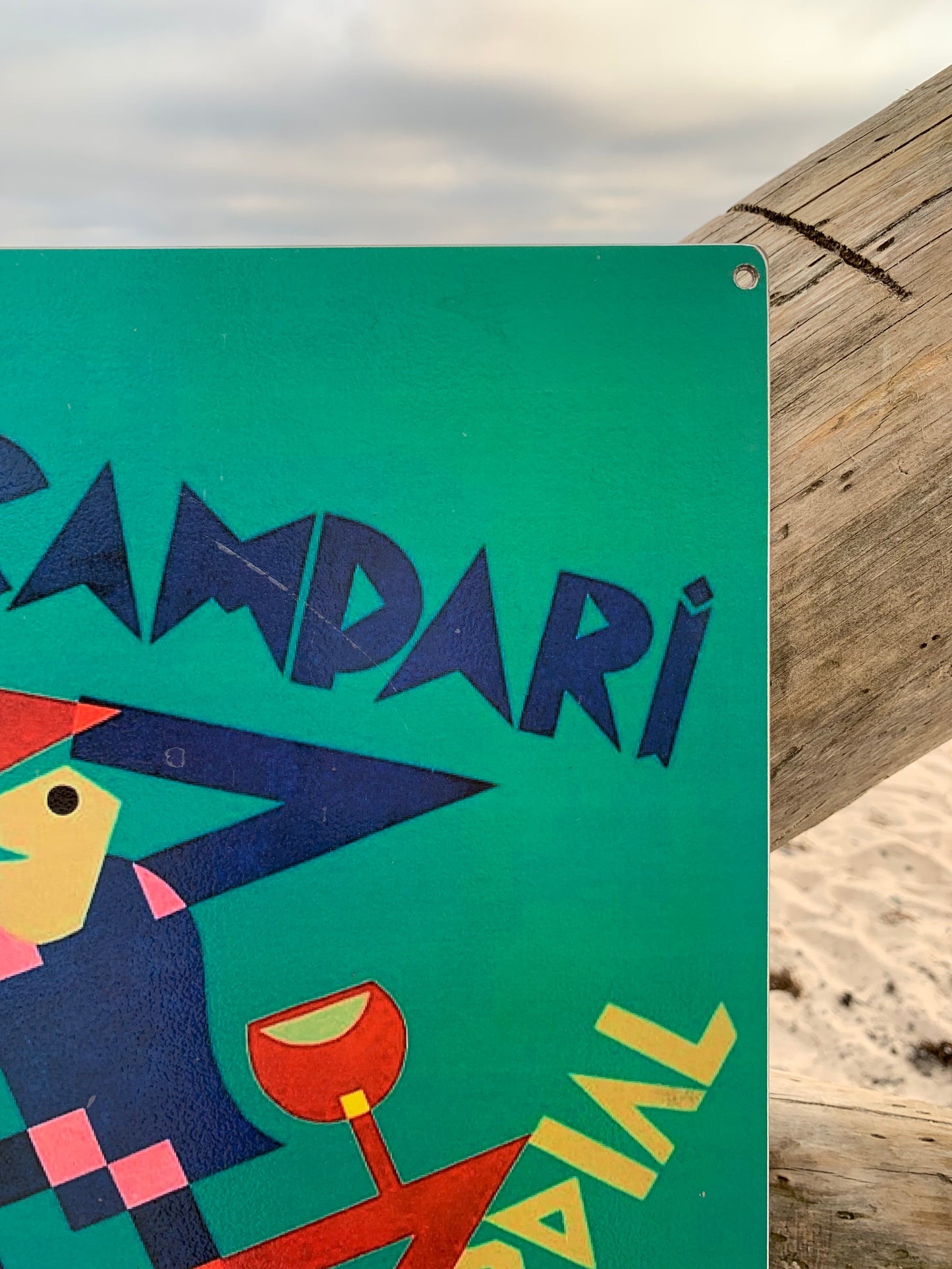 Campari reklam tecken
