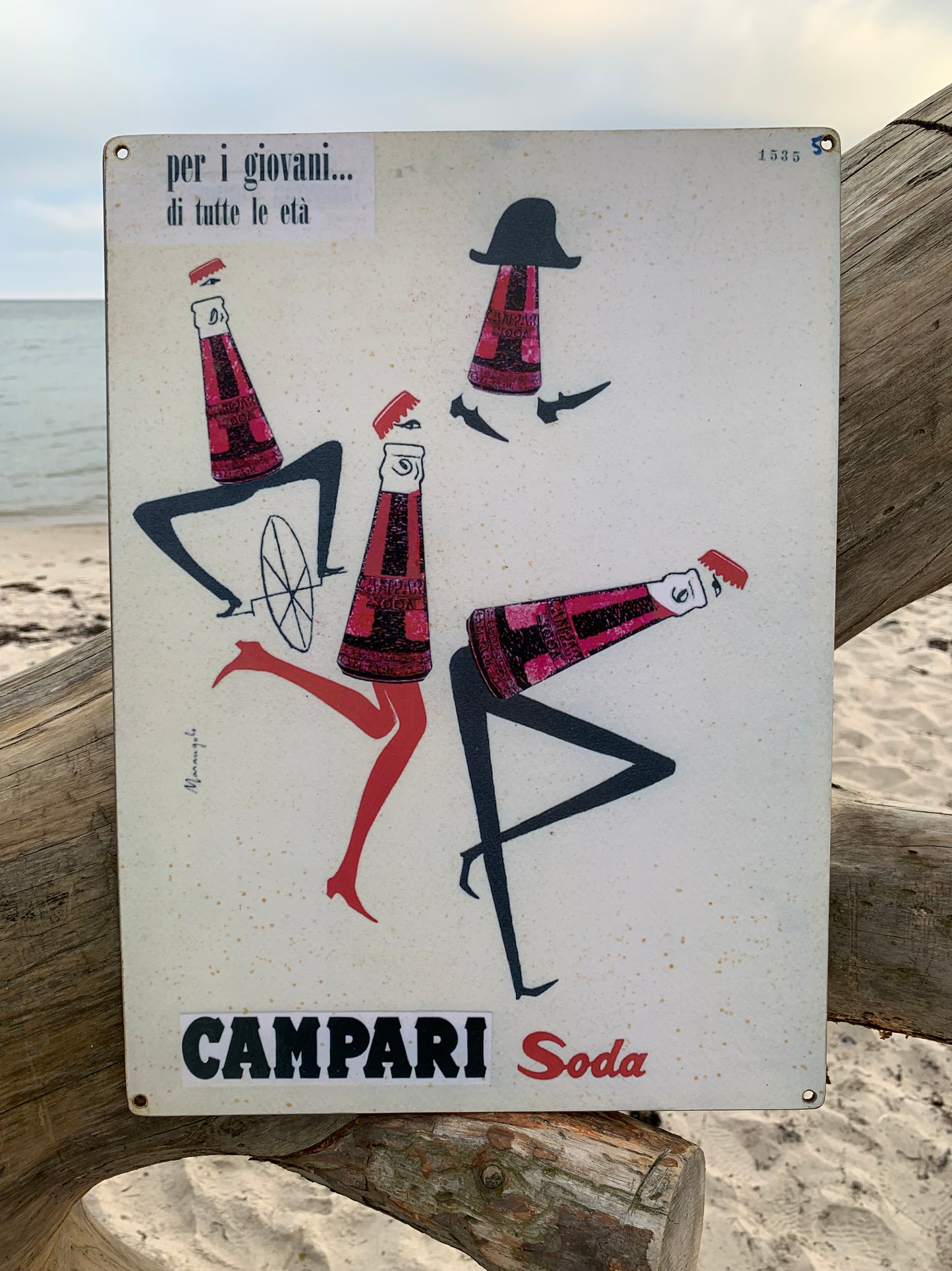 Campari reklam tecken