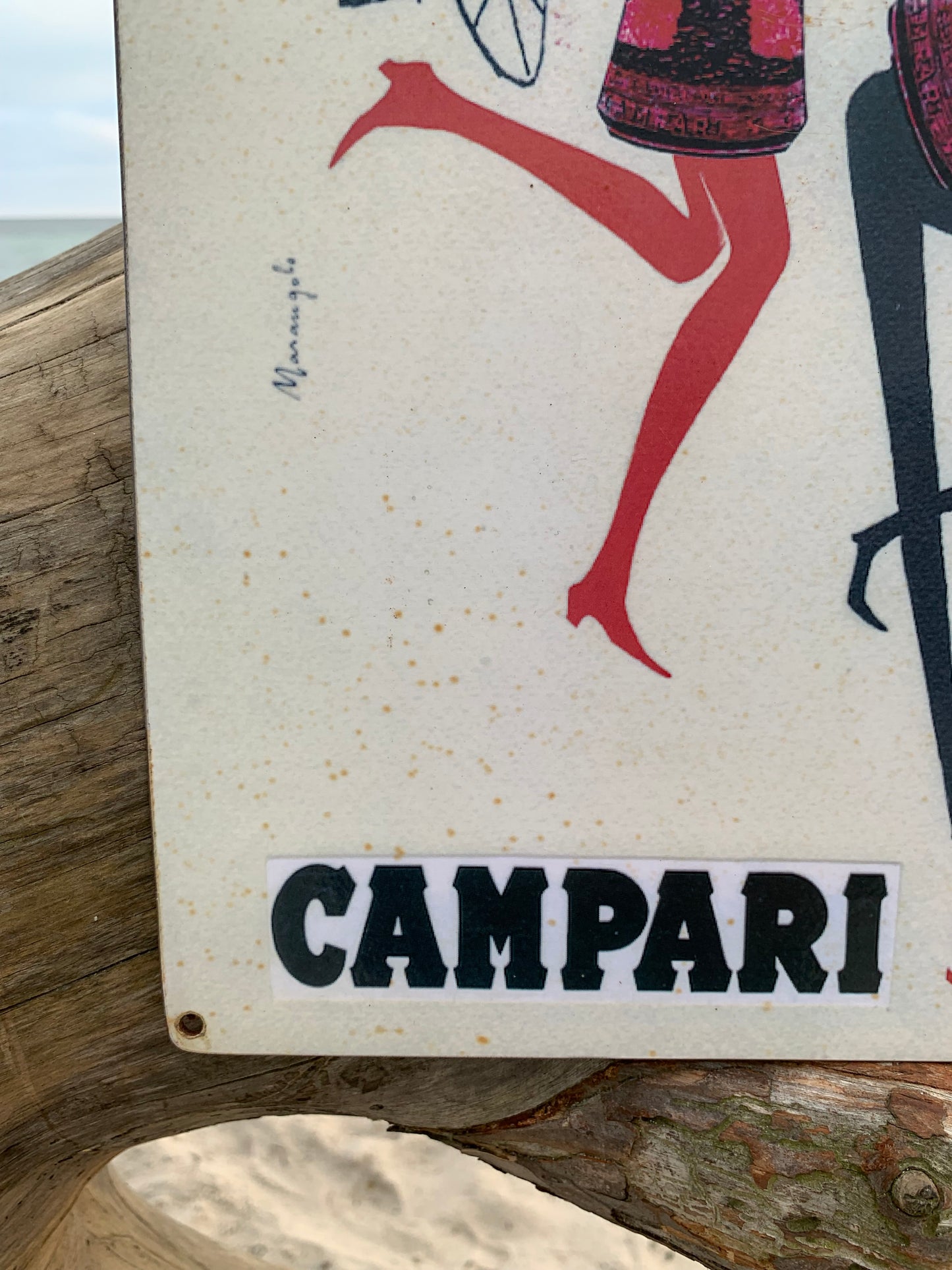 Campari reklam tecken