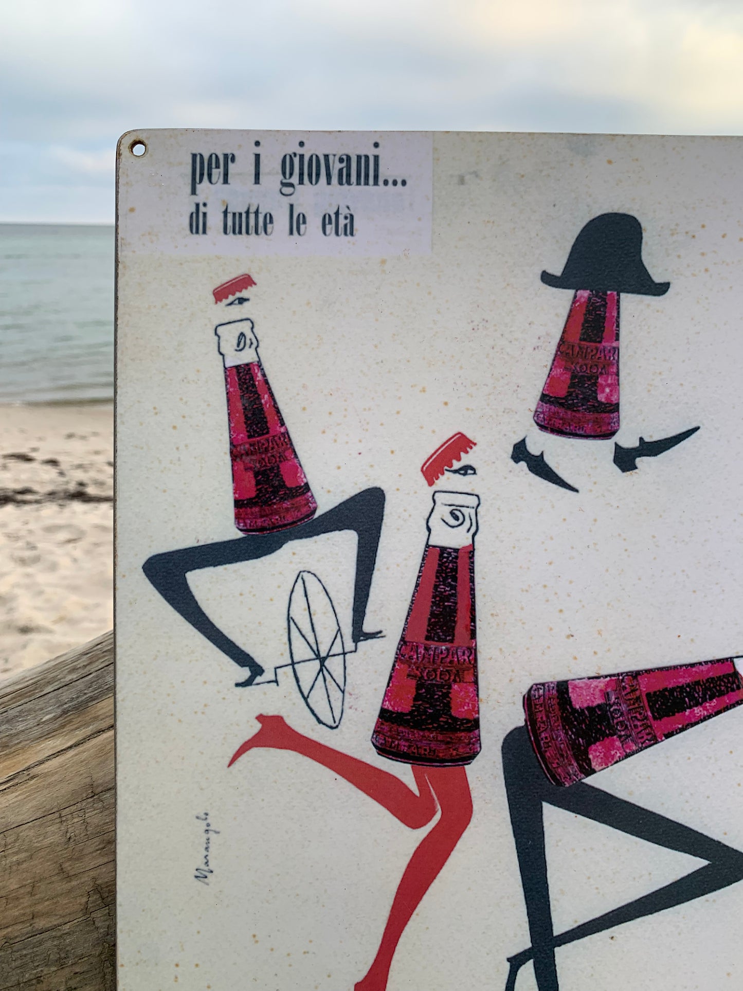 Campari reklam tecken