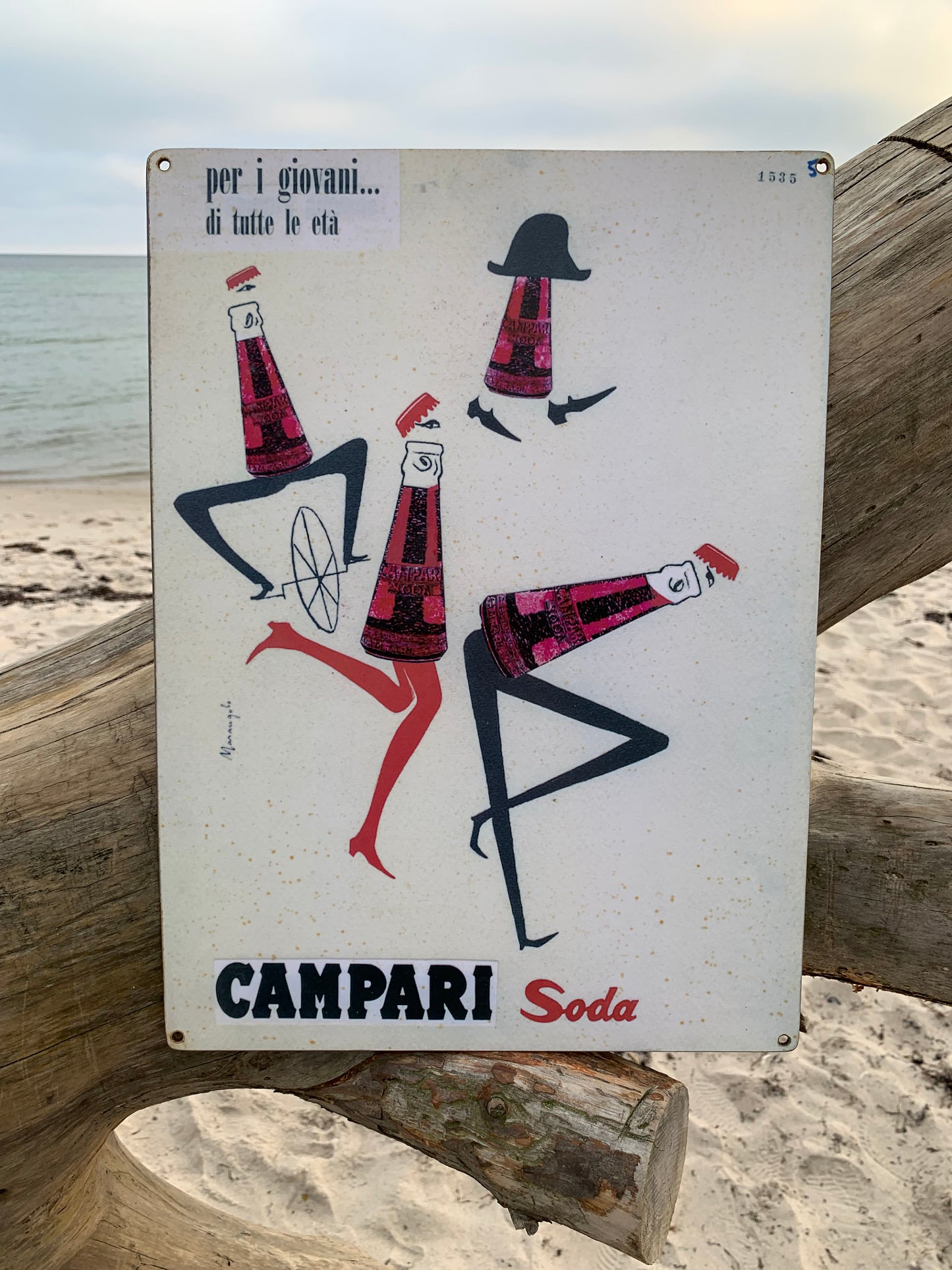 Campari reklam tecken