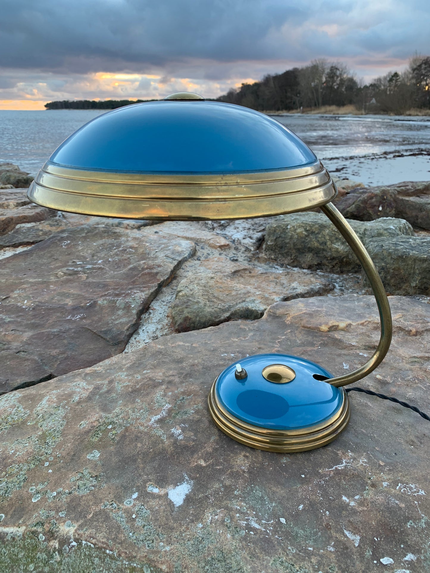 Helo - Original blå/mässing