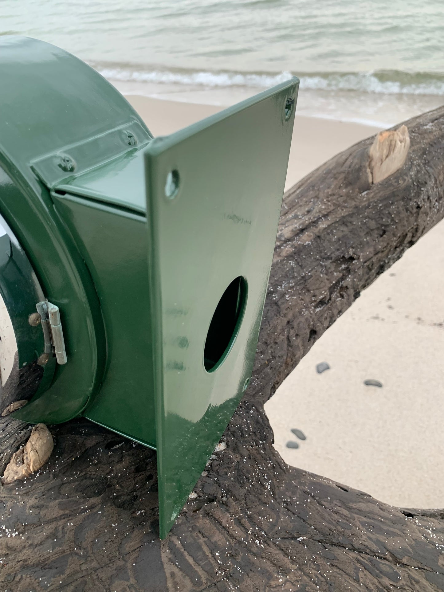 Dubbelsidig klocka från containerfartyg