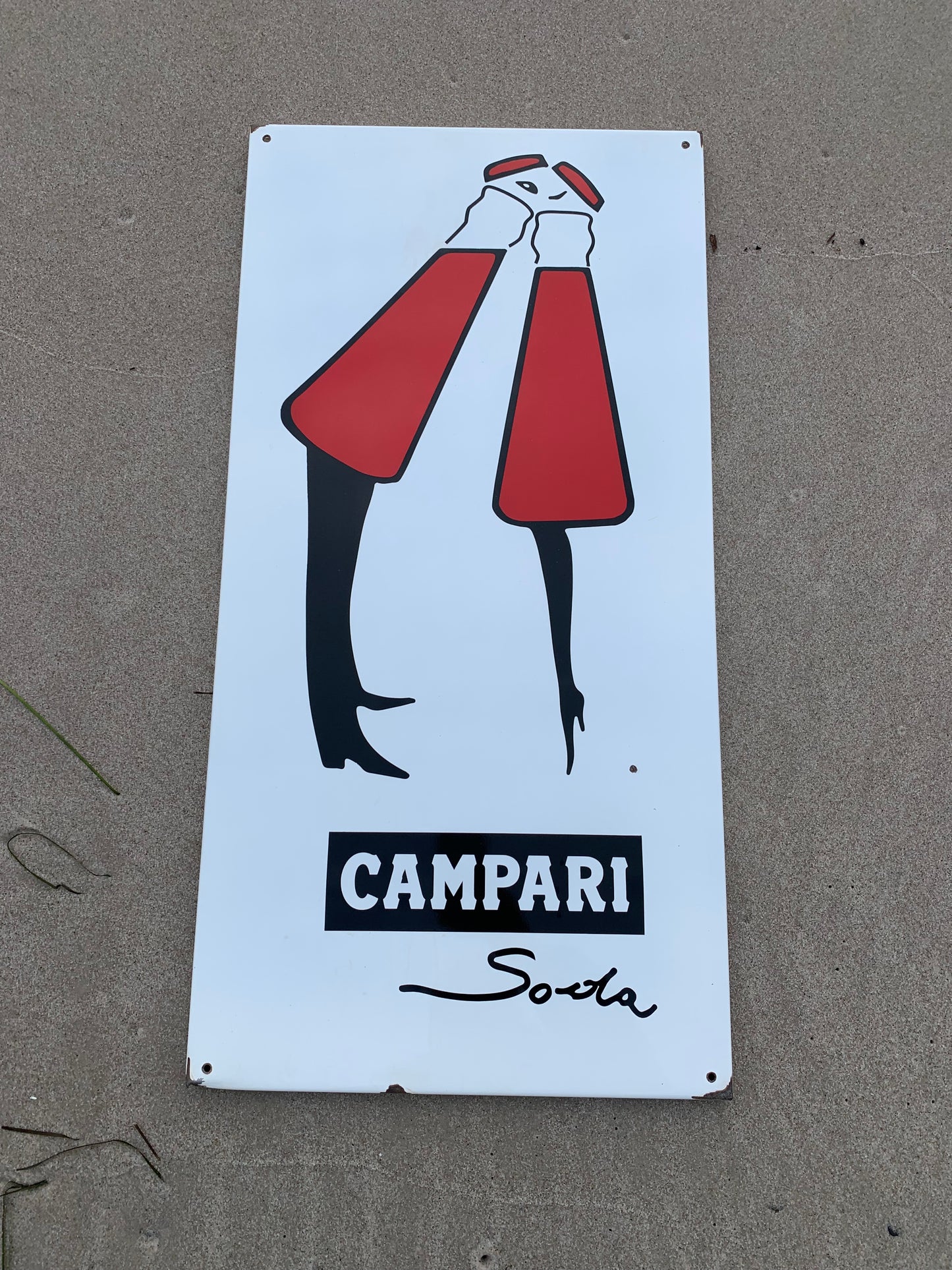 Campari emaljskylt