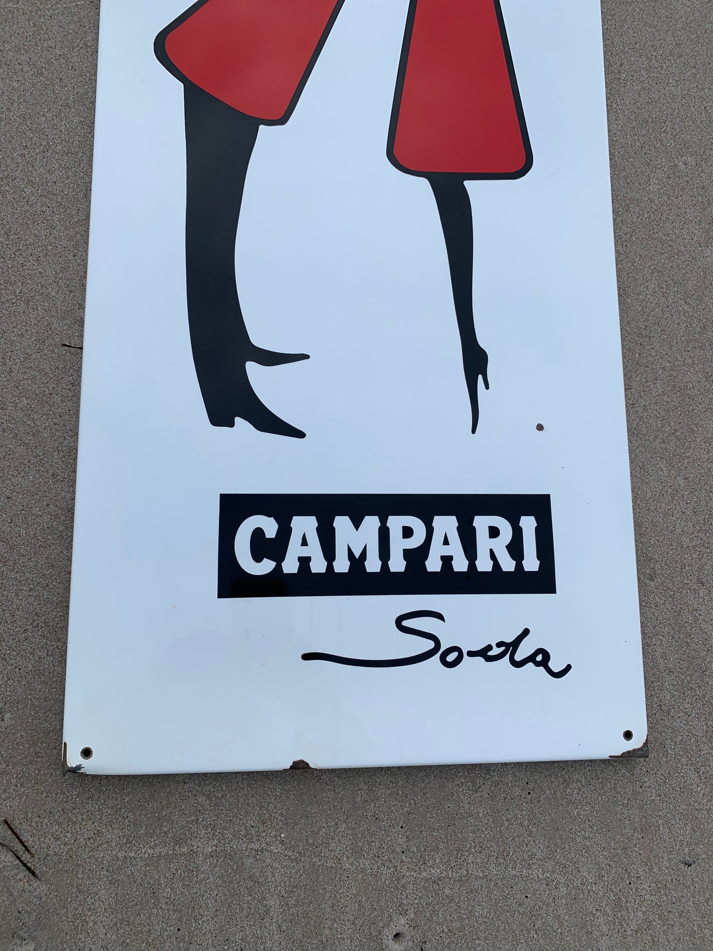 Campari emaljskylt