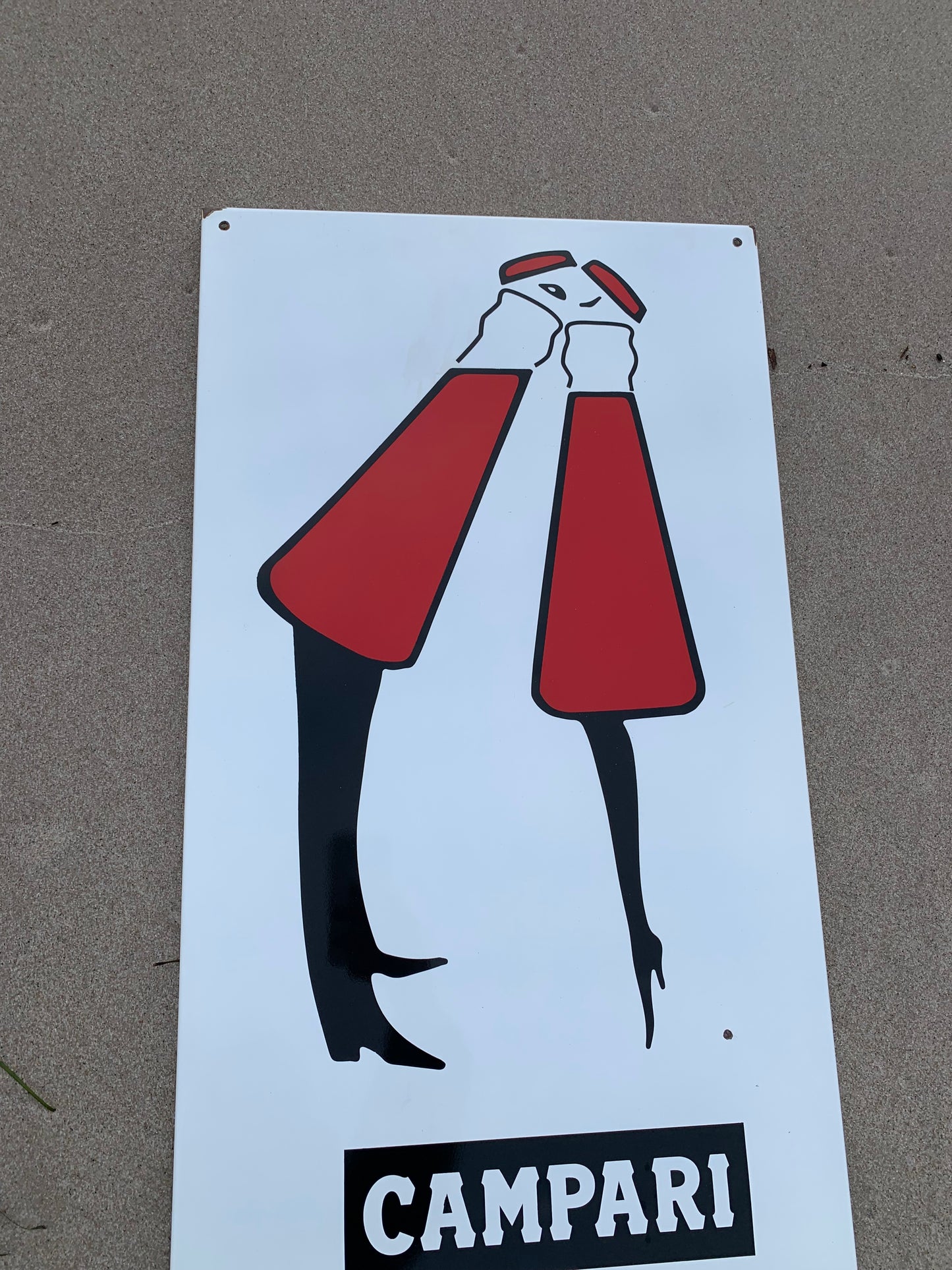 Campari emaljskylt