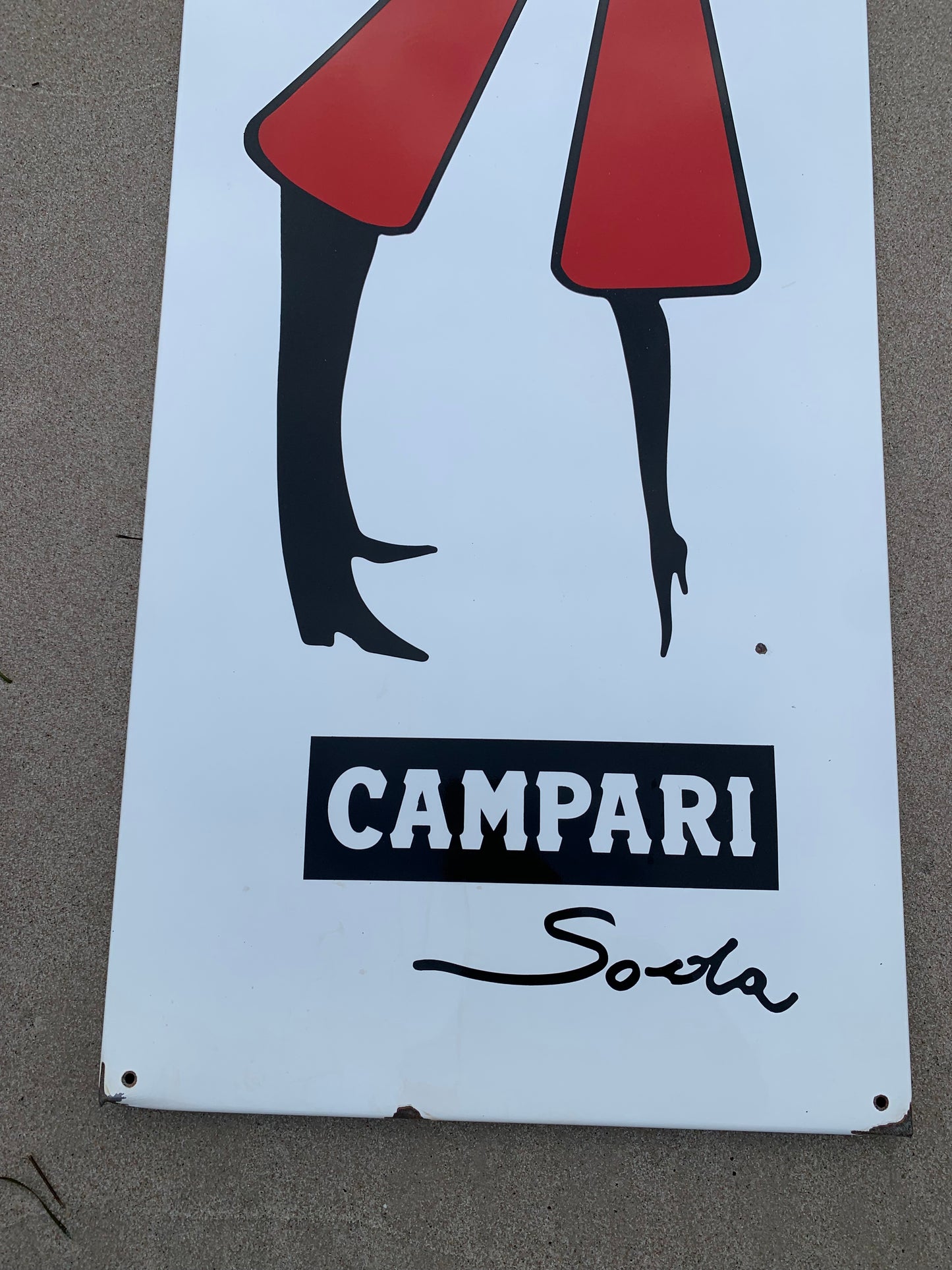 Campari emaljskylt