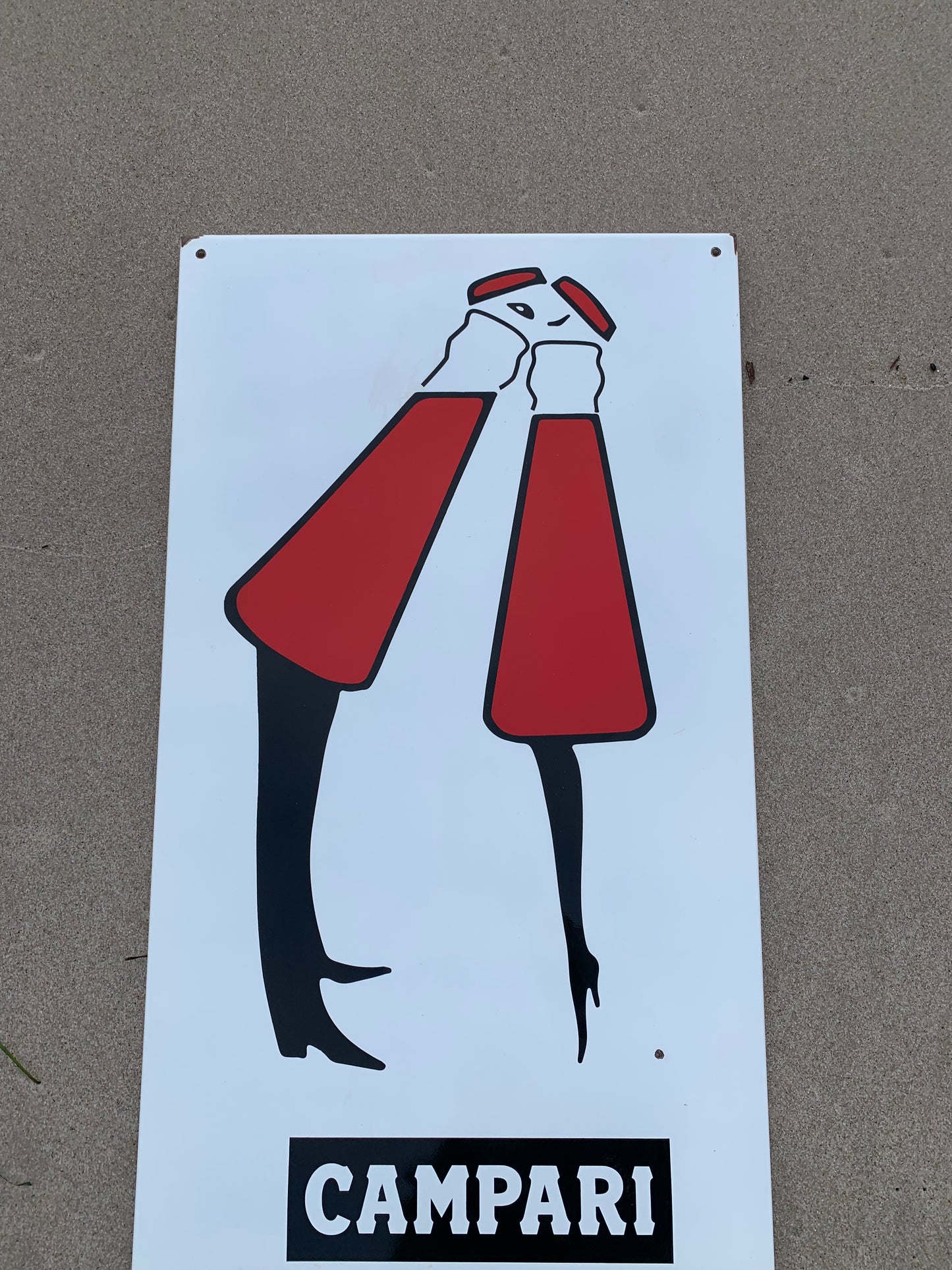 Campari emaljskylt