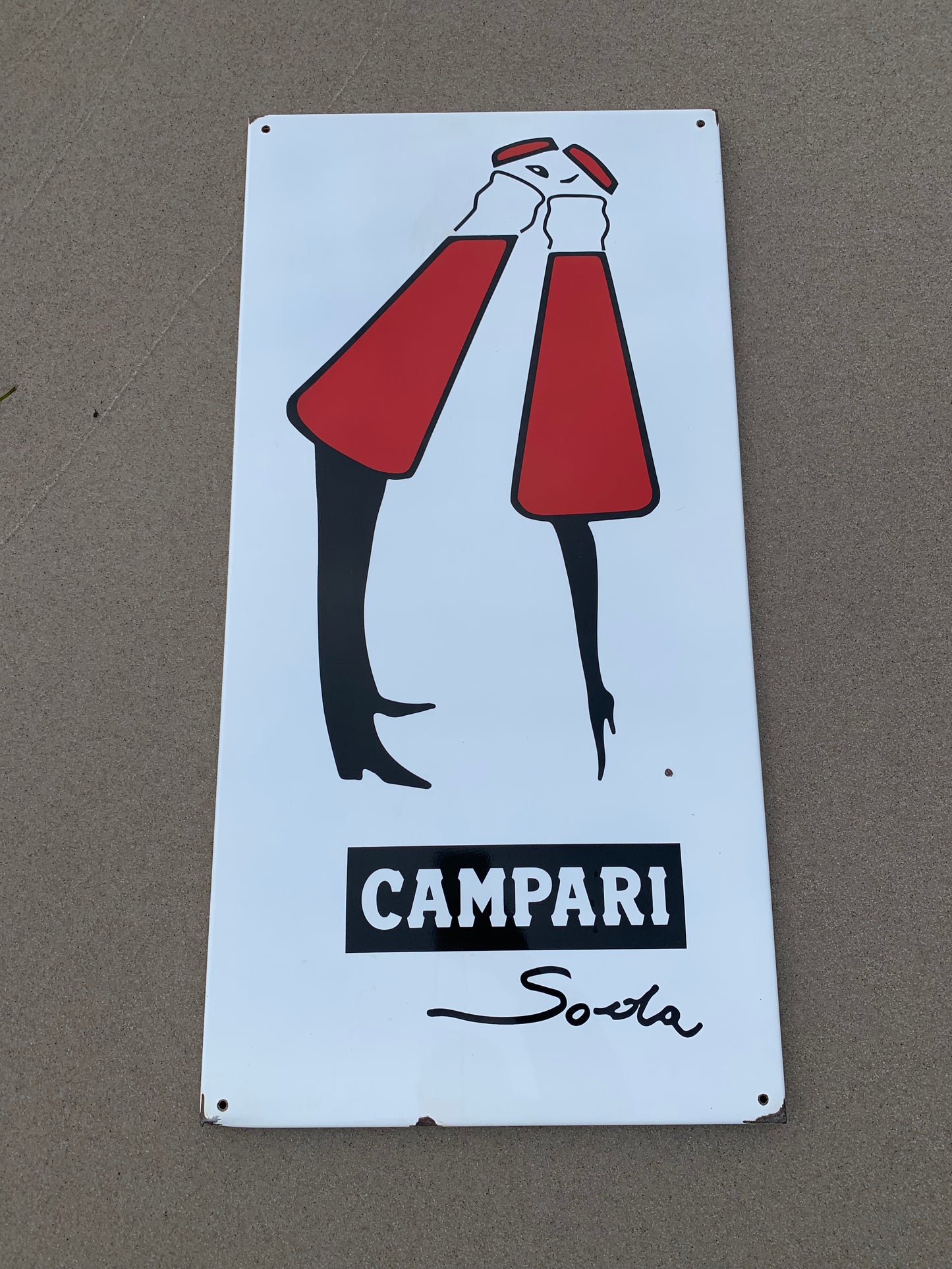 Campari emaljskylt