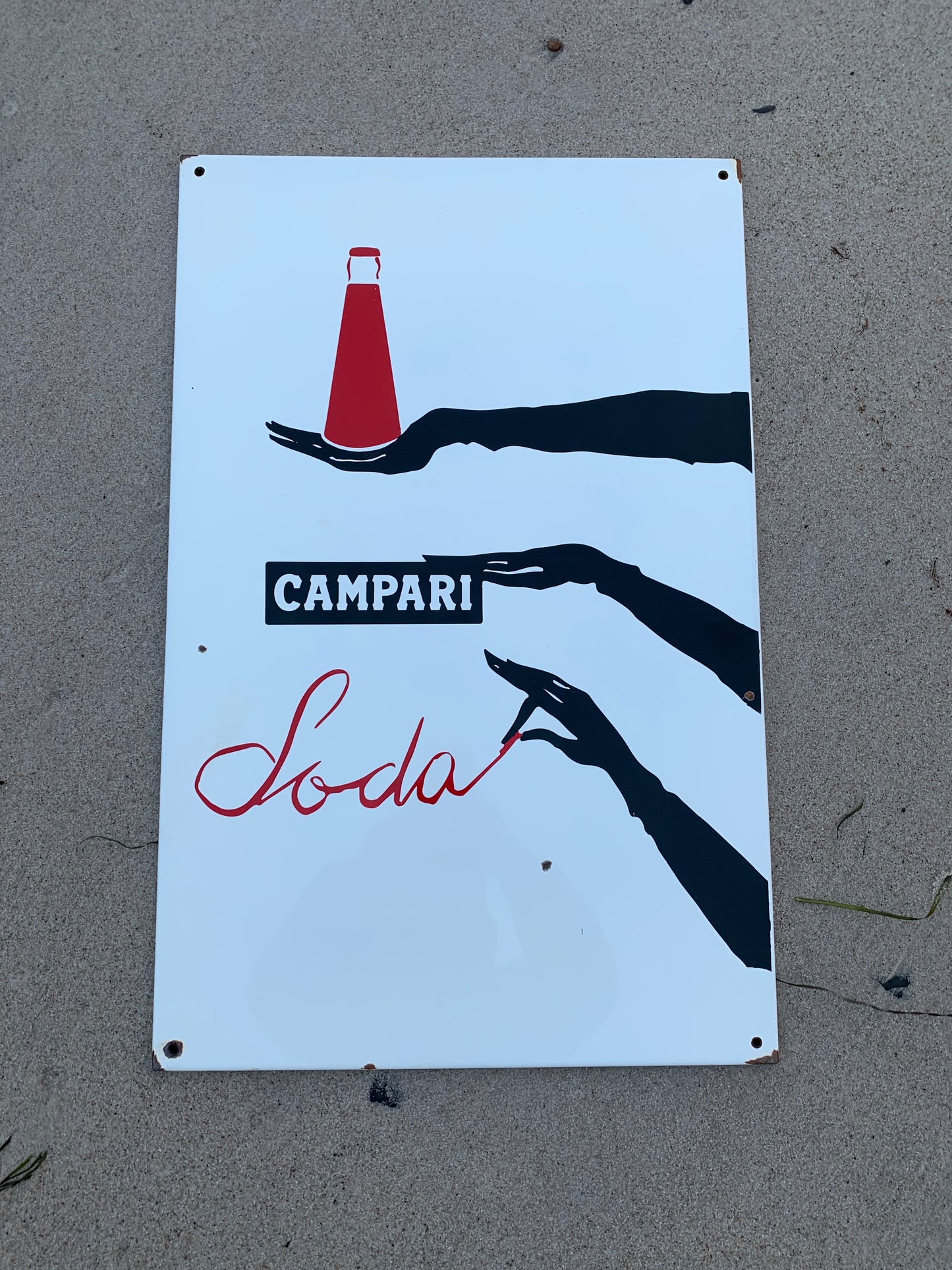 Campari emaljskylt