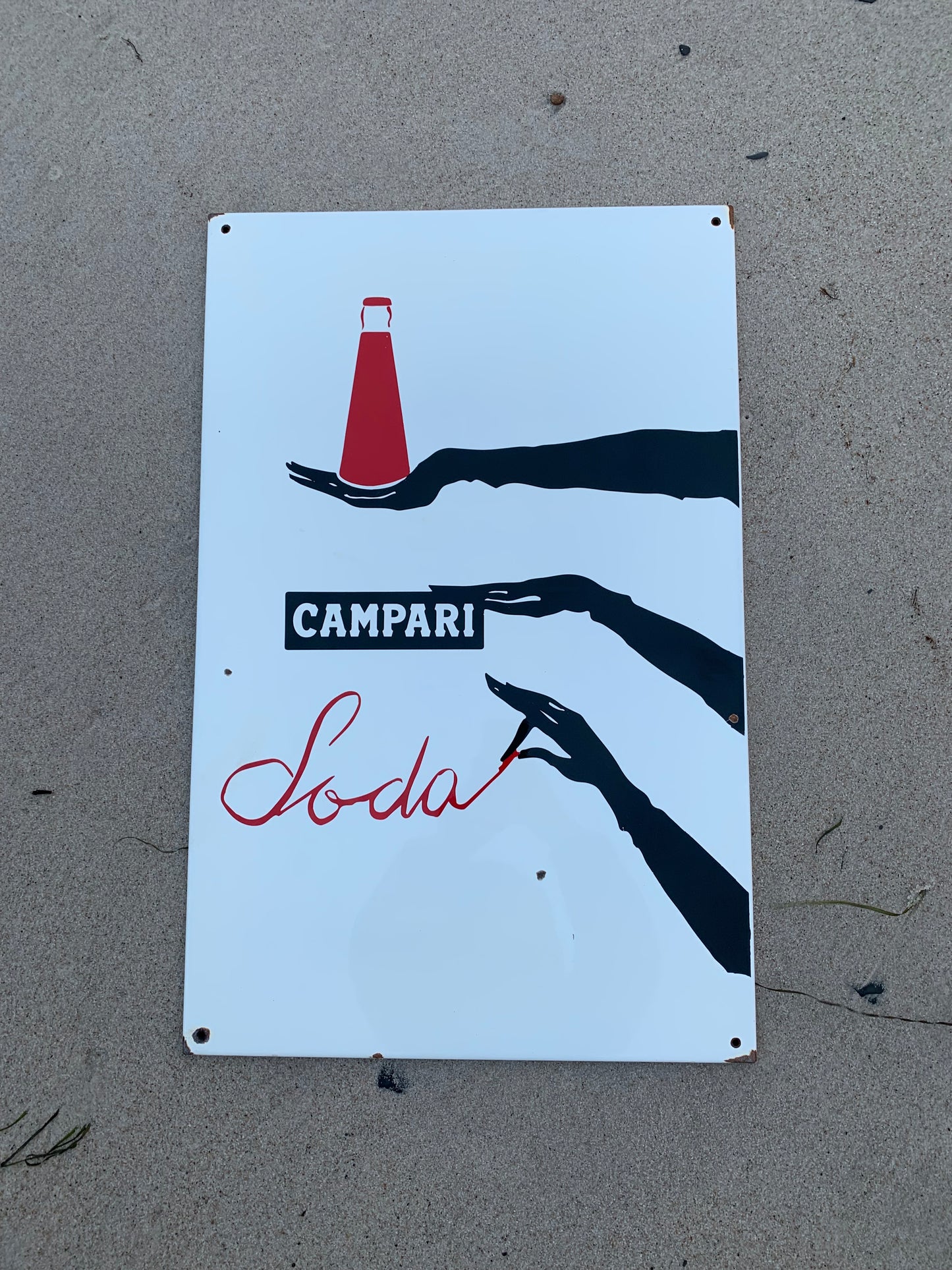 Campari emaljskylt