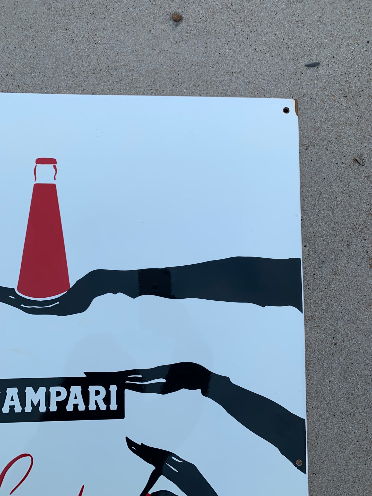 Campari emaljskylt