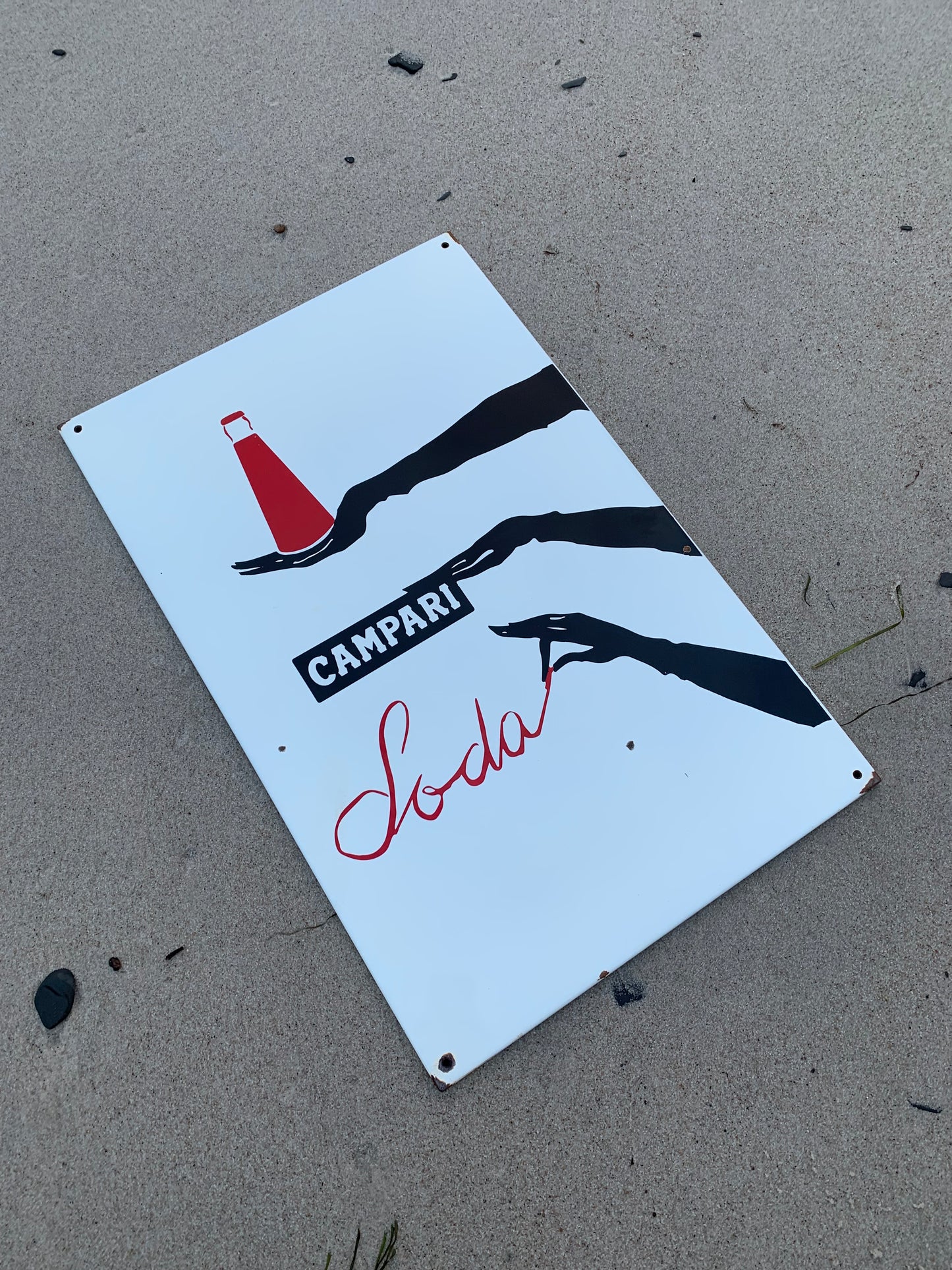 Campari emaljskylt