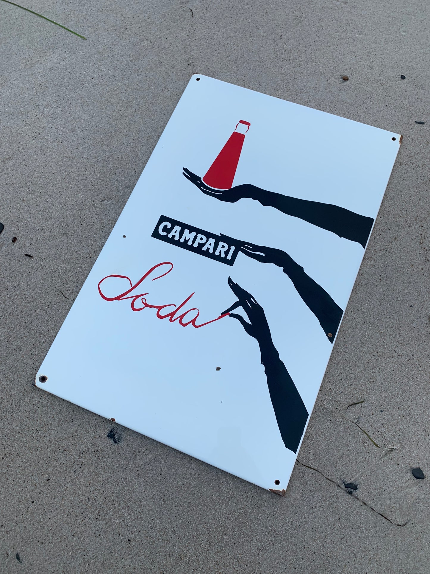 Campari emaljskylt