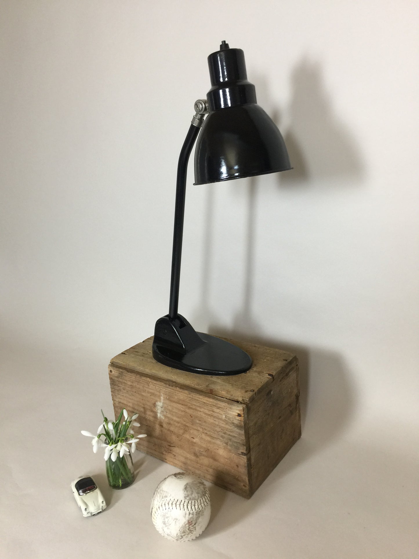 Fin gammal industriell vintage Jacobus lampa
