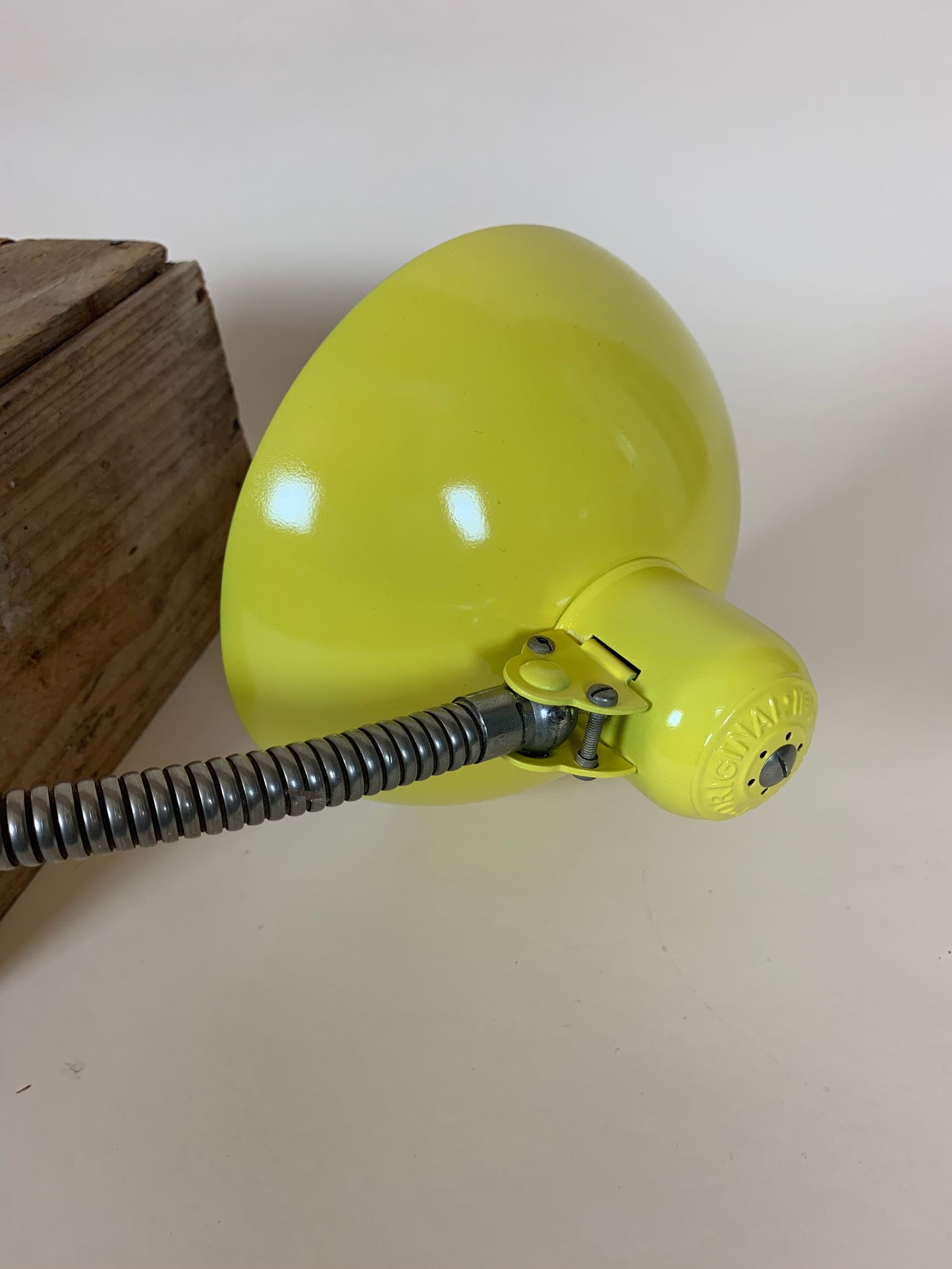 Kaiser Idell arkitektlampa med flexarm - Gul