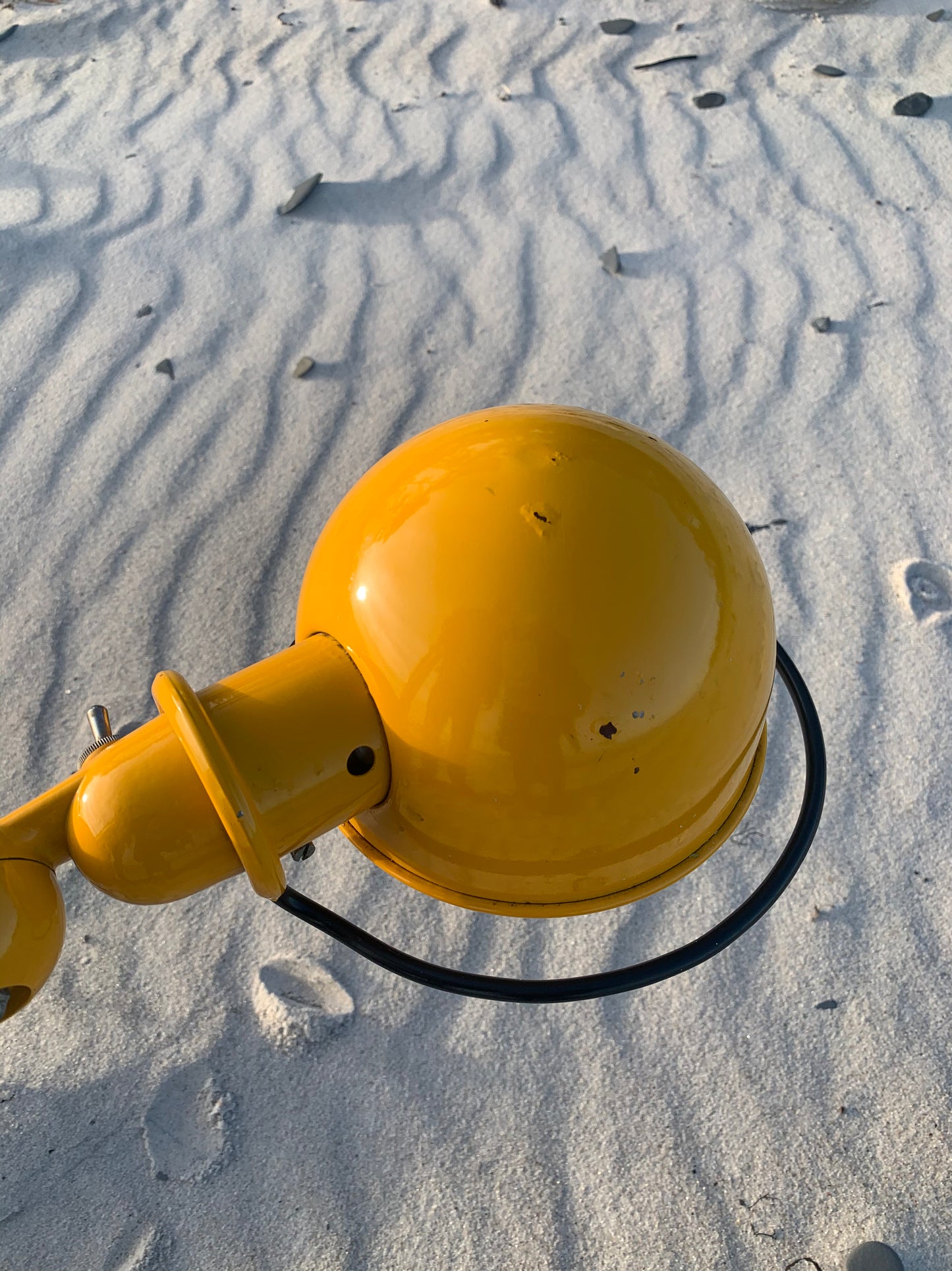 Jieldé med bordsbeslag - Gul