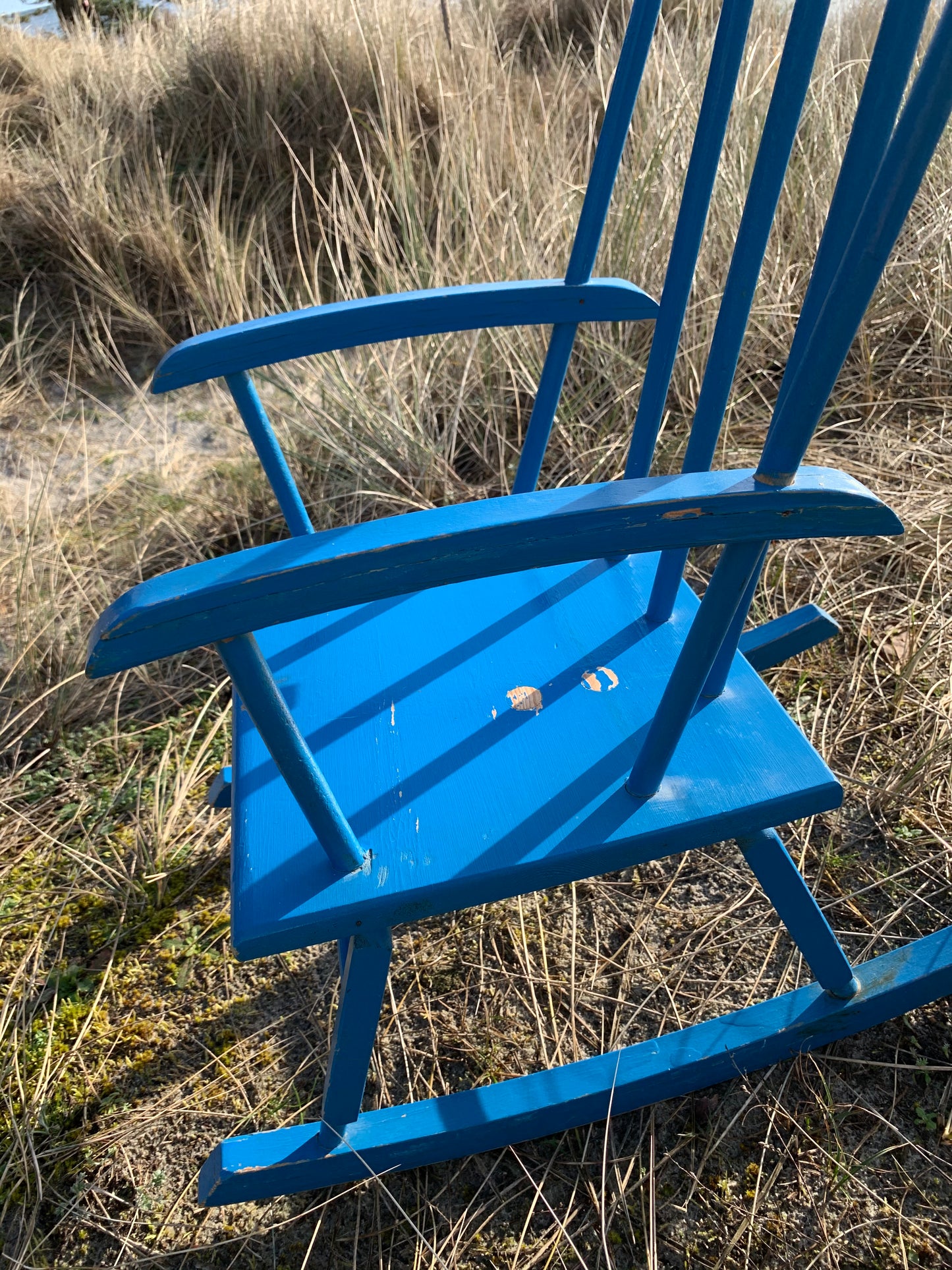 Spjälsäng gungstol för barn