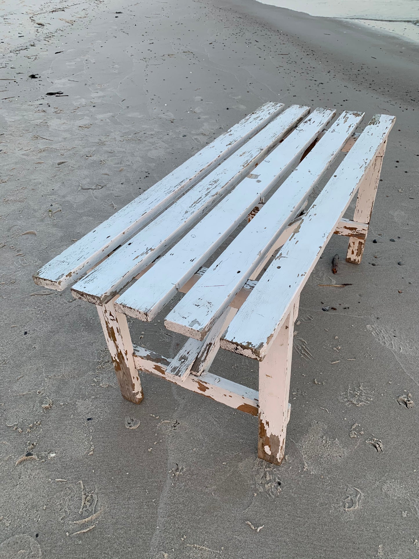 Diskbänk med mycket vacker patina