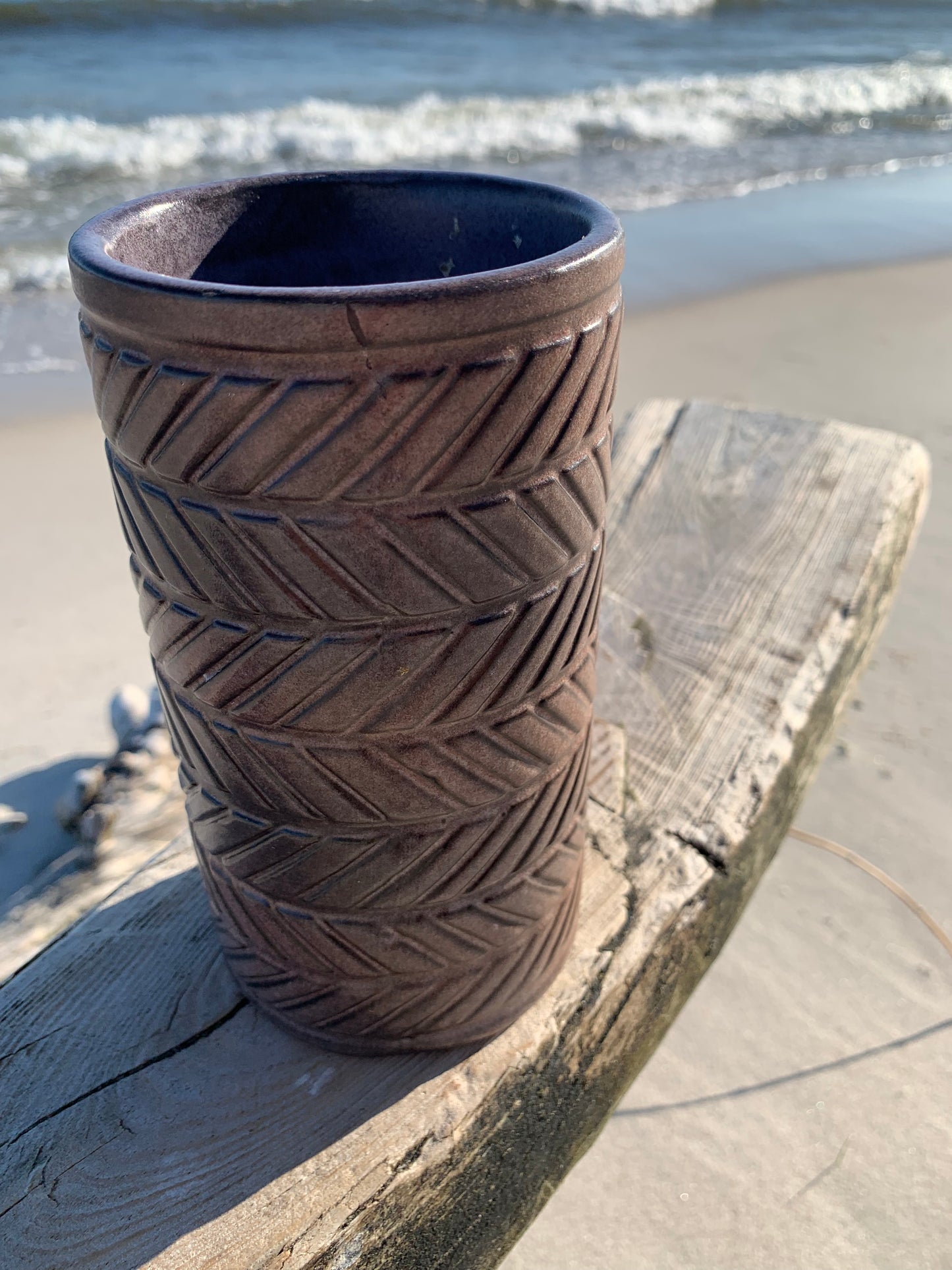 Keramikvas - Brun