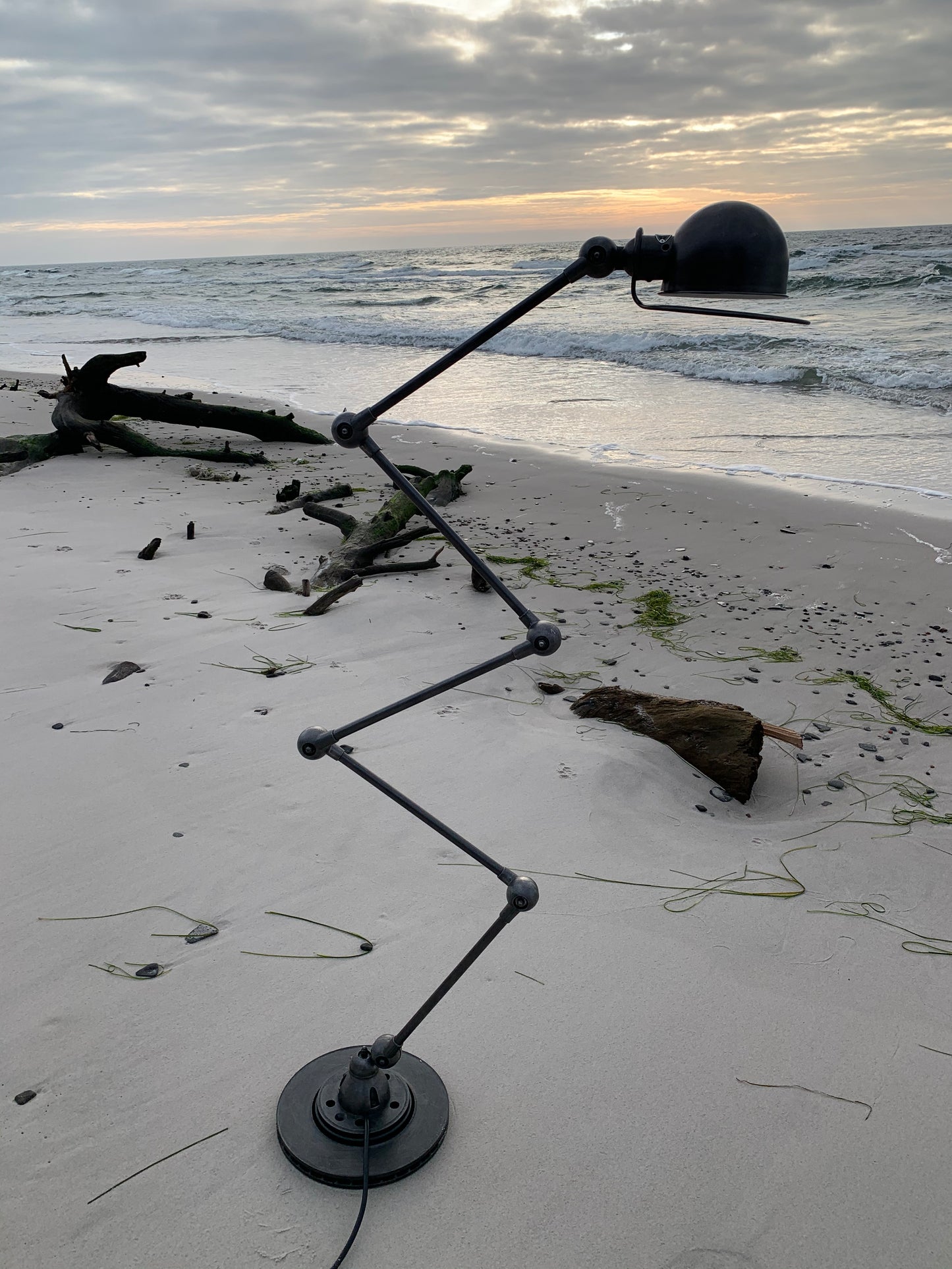 Jieldé golvlampa med 5 armar - Mörk stål