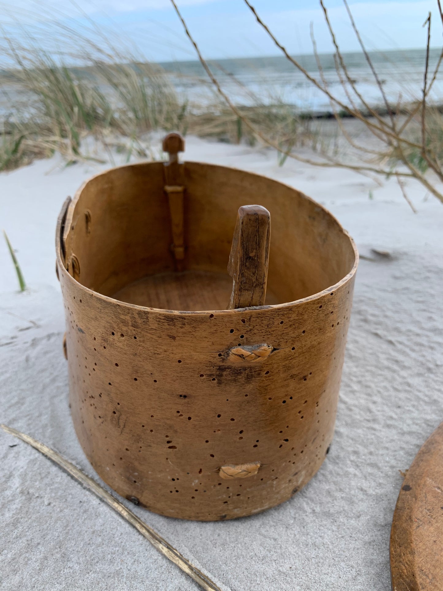 Trälåda med lock