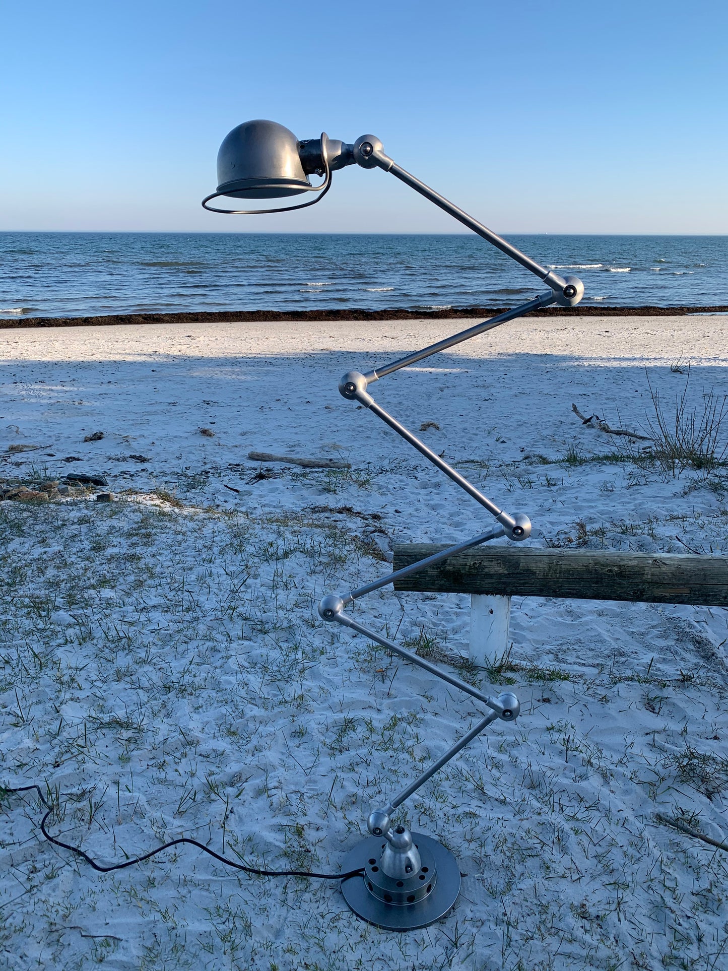 Vacker Jieldé golvlampa med 6 armar