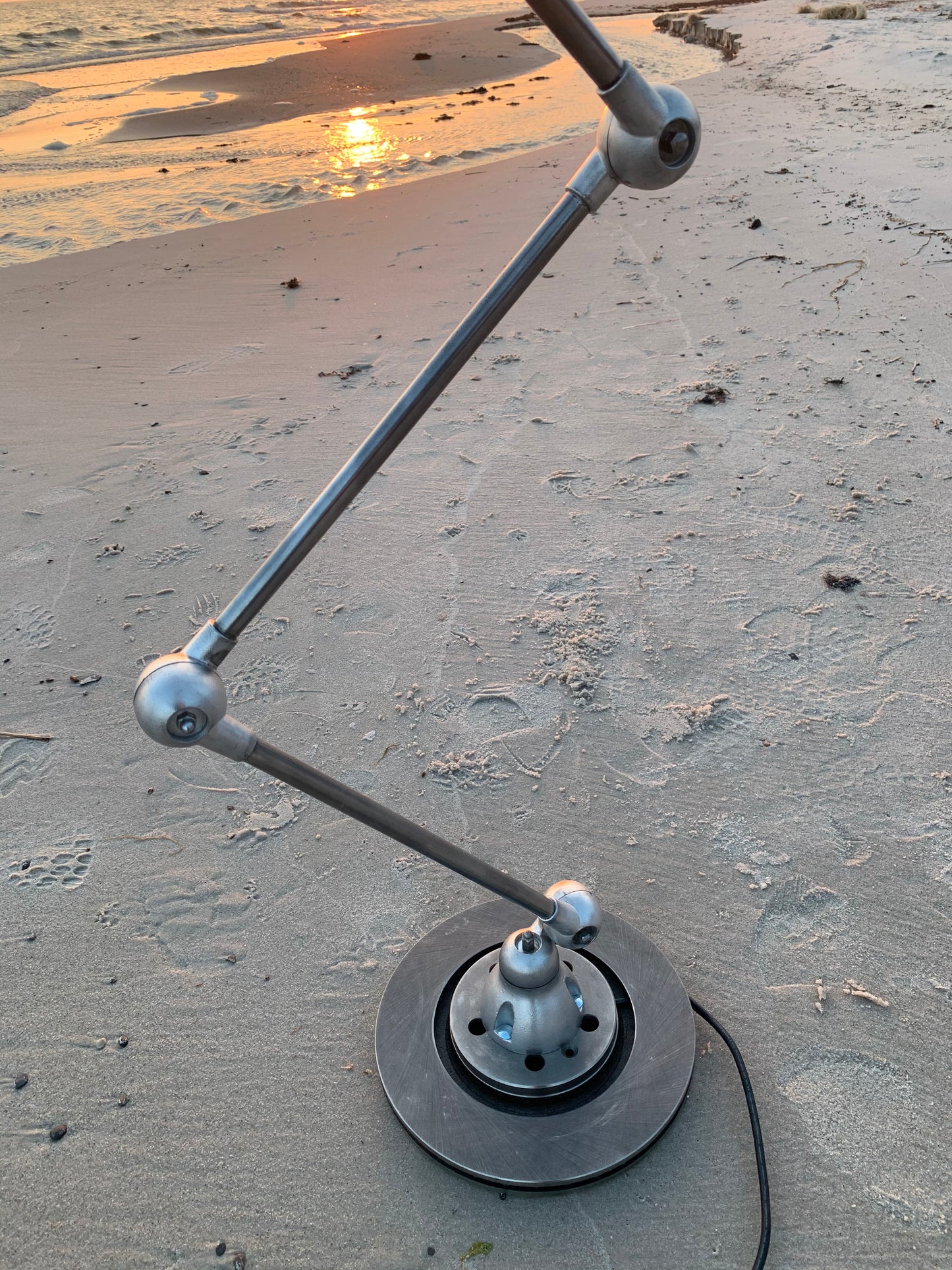 Vacker Jieldé golvlampa med 5 armar