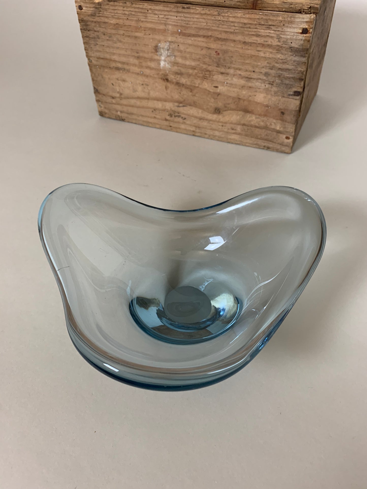 Holmegaard glasskål - Blå