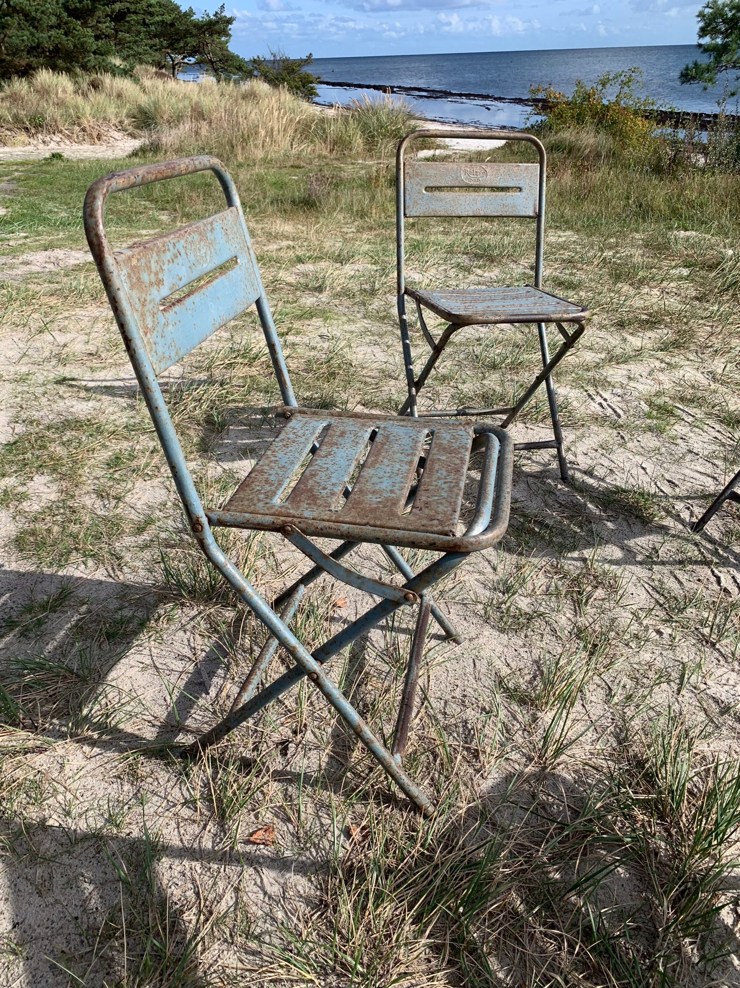 Raw fällstol med patina - priset är pr PCS.