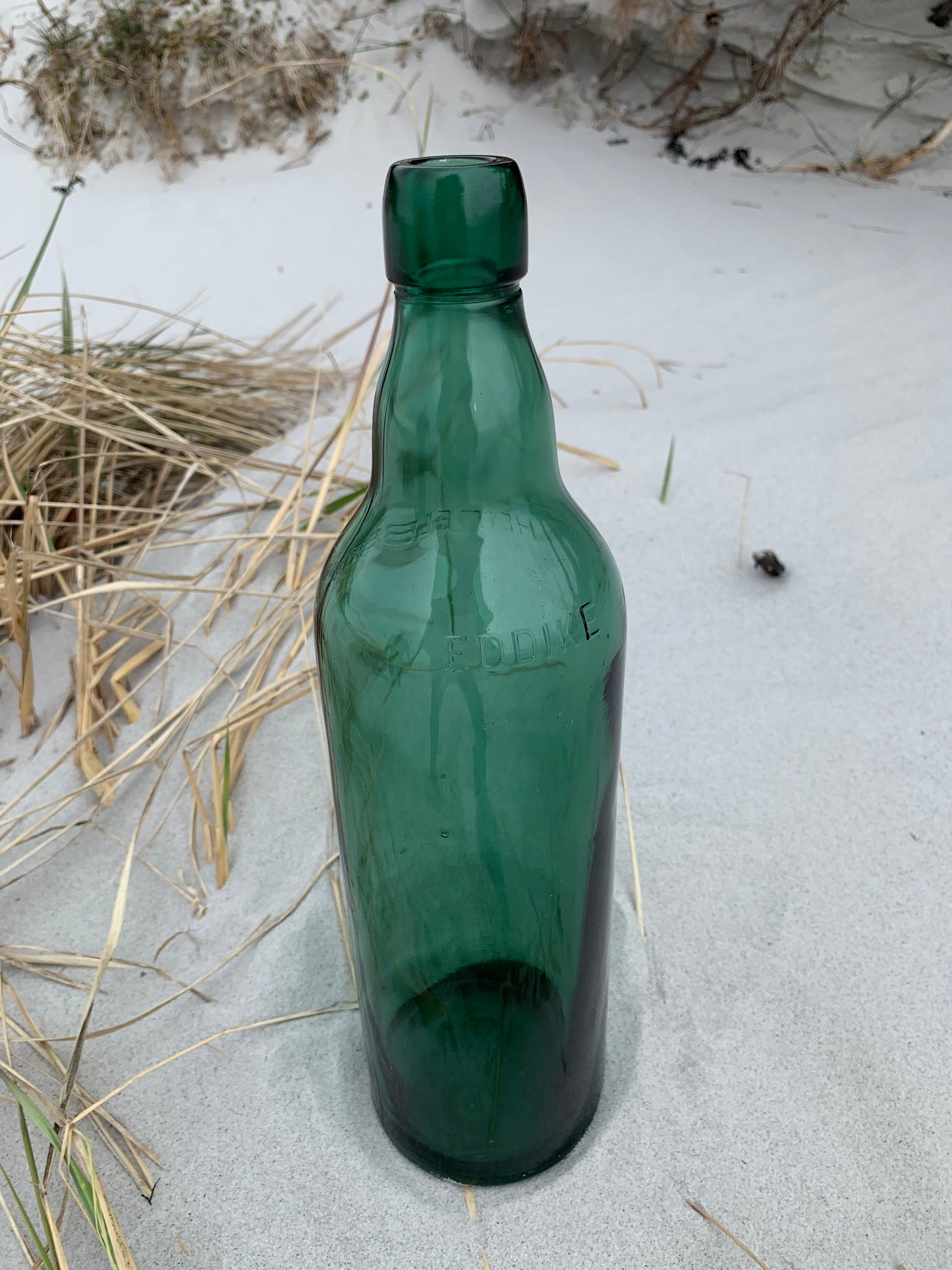 Vinägerflaska med text