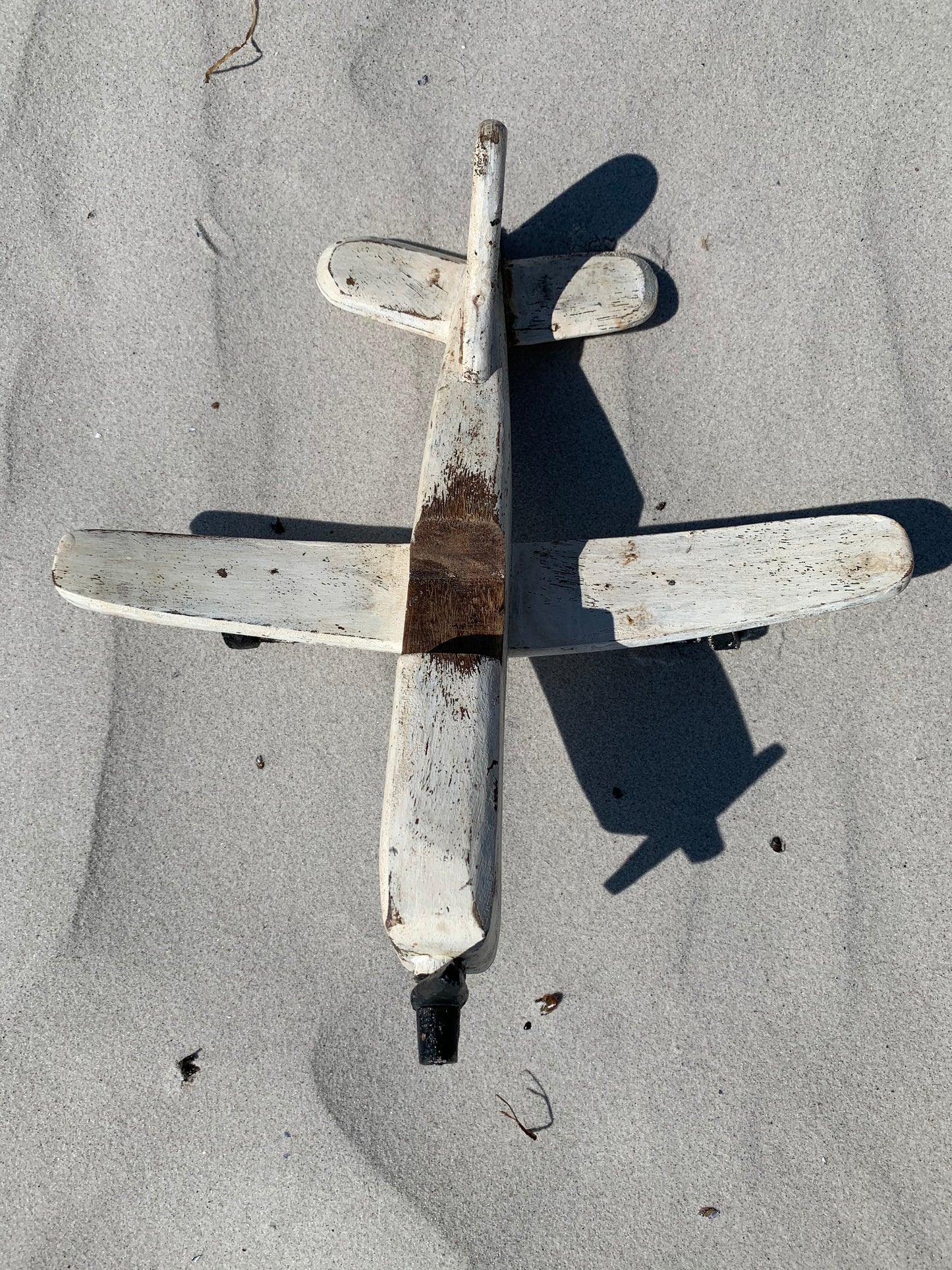 Dekorativt träflygplan