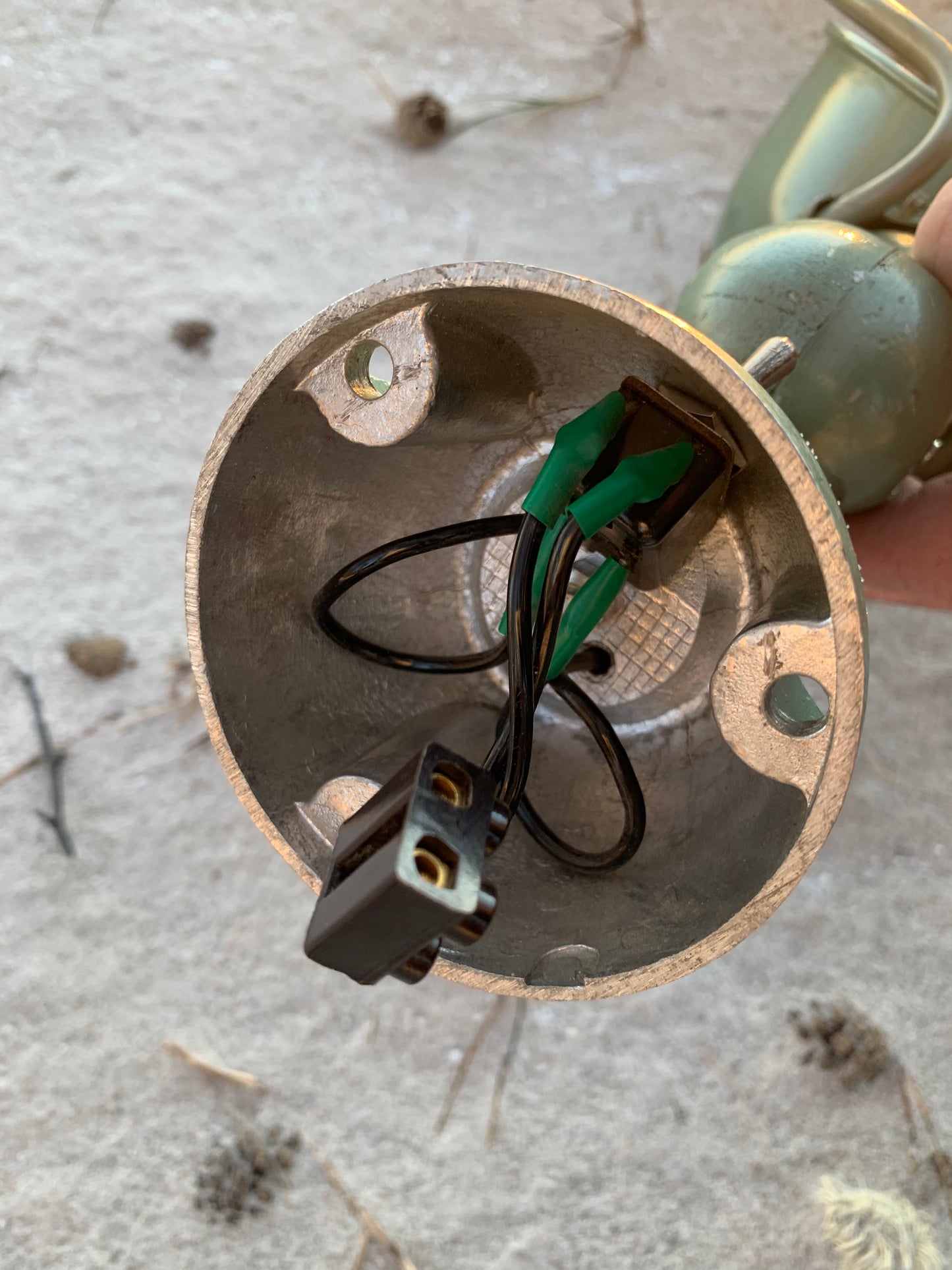 Jieldé vägglampa - Grön