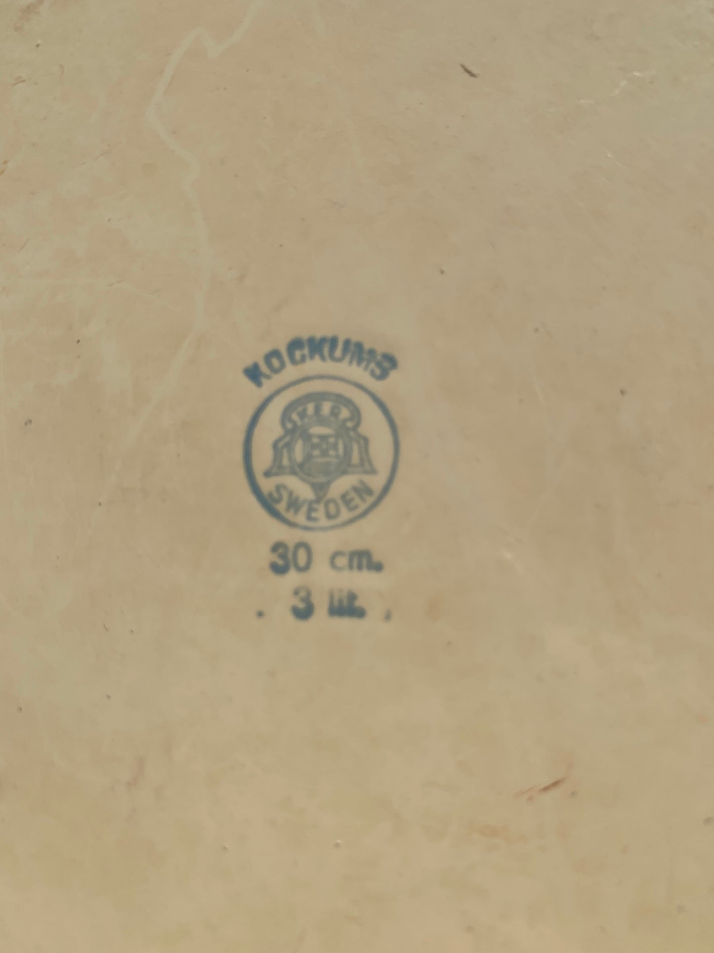 Emaljfat från Kockum