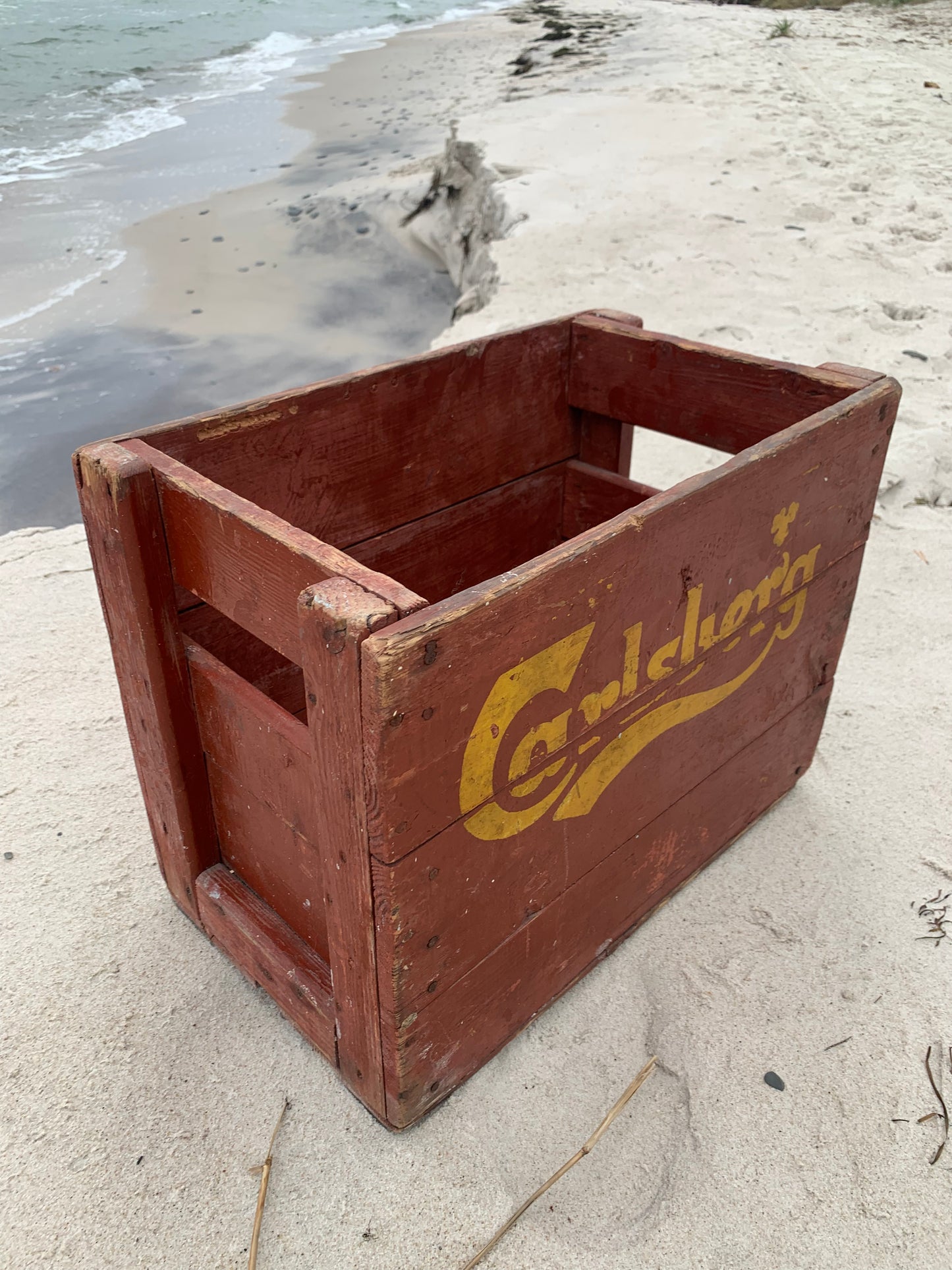 Gammal Carlsberg öllåda