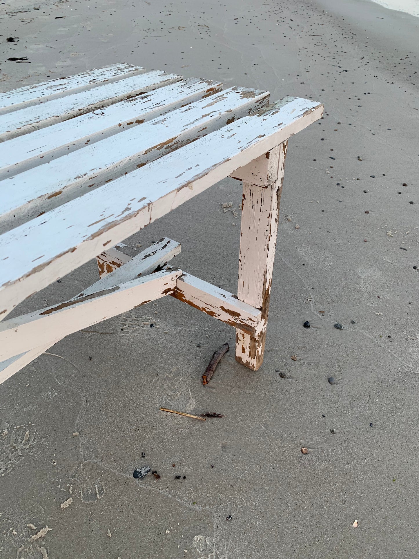 Diskbänk med mycket vacker patina