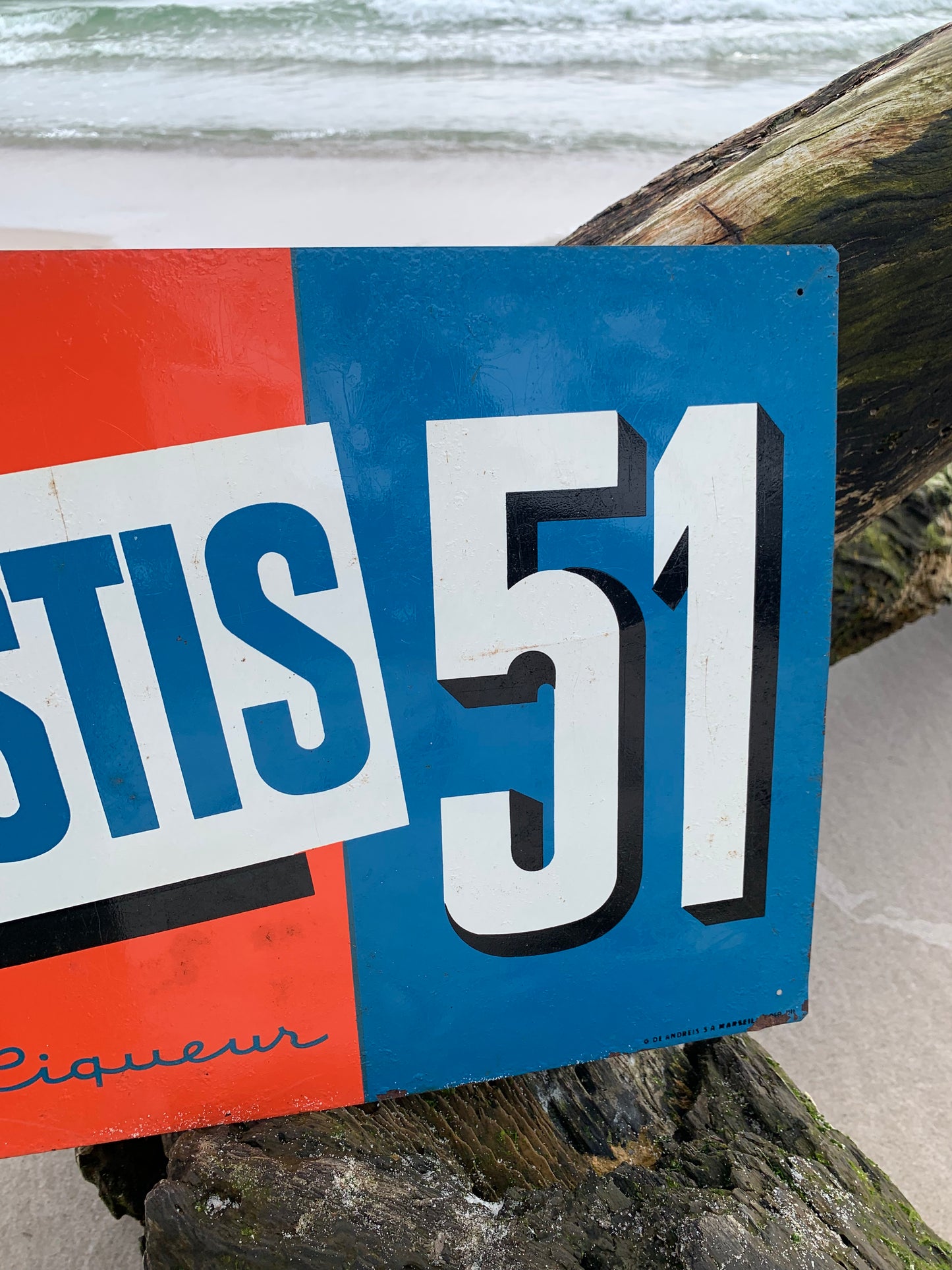 Pastis-skylt från 1960-talet