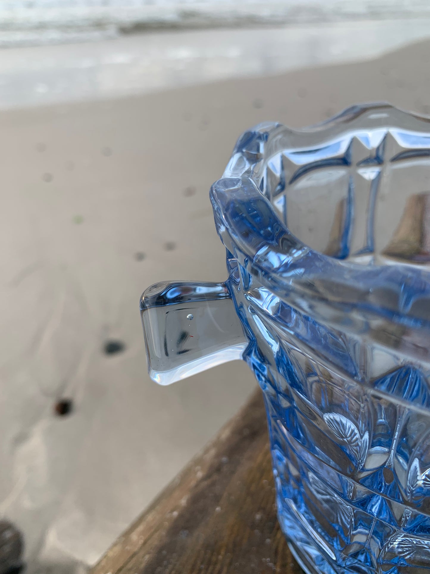 Ishink i glas - Blå