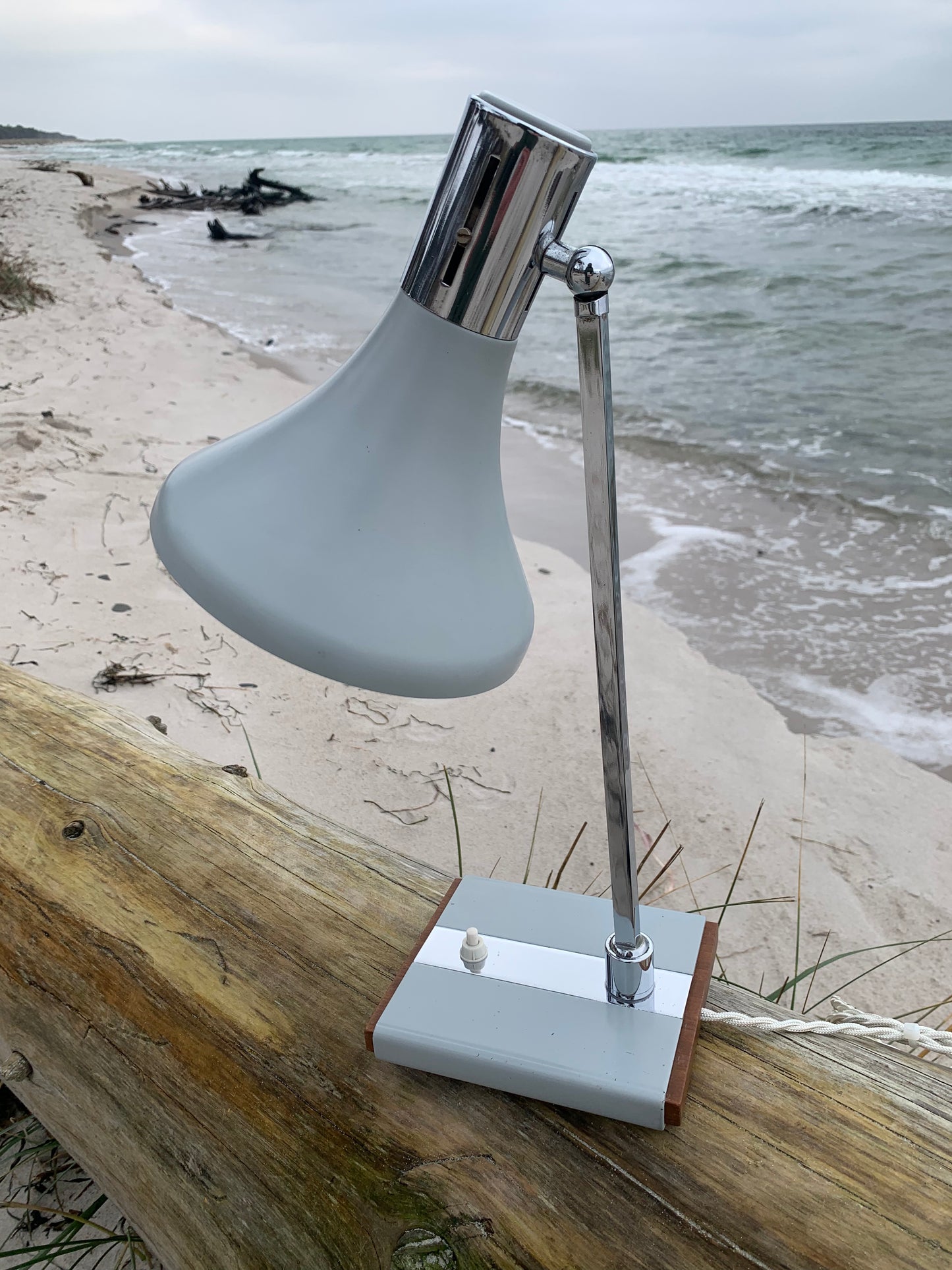 Vintage lampa - Grå
