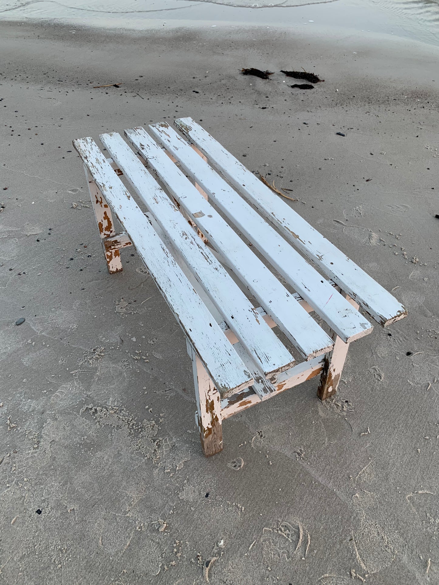 Diskbänk med mycket vacker patina