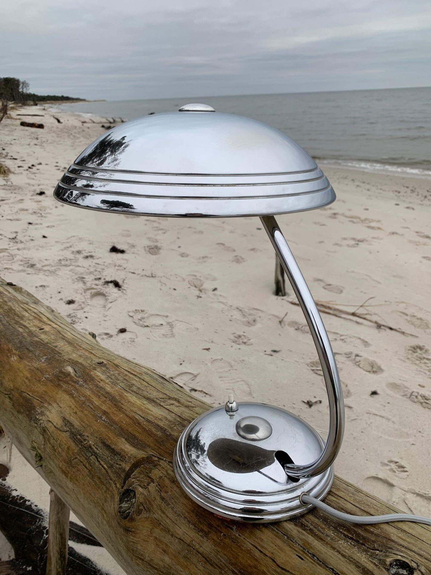 Helo vintage lampa - Krom