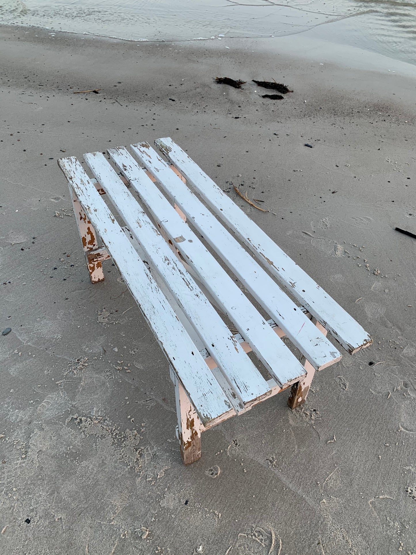 Diskbänk med mycket vacker patina
