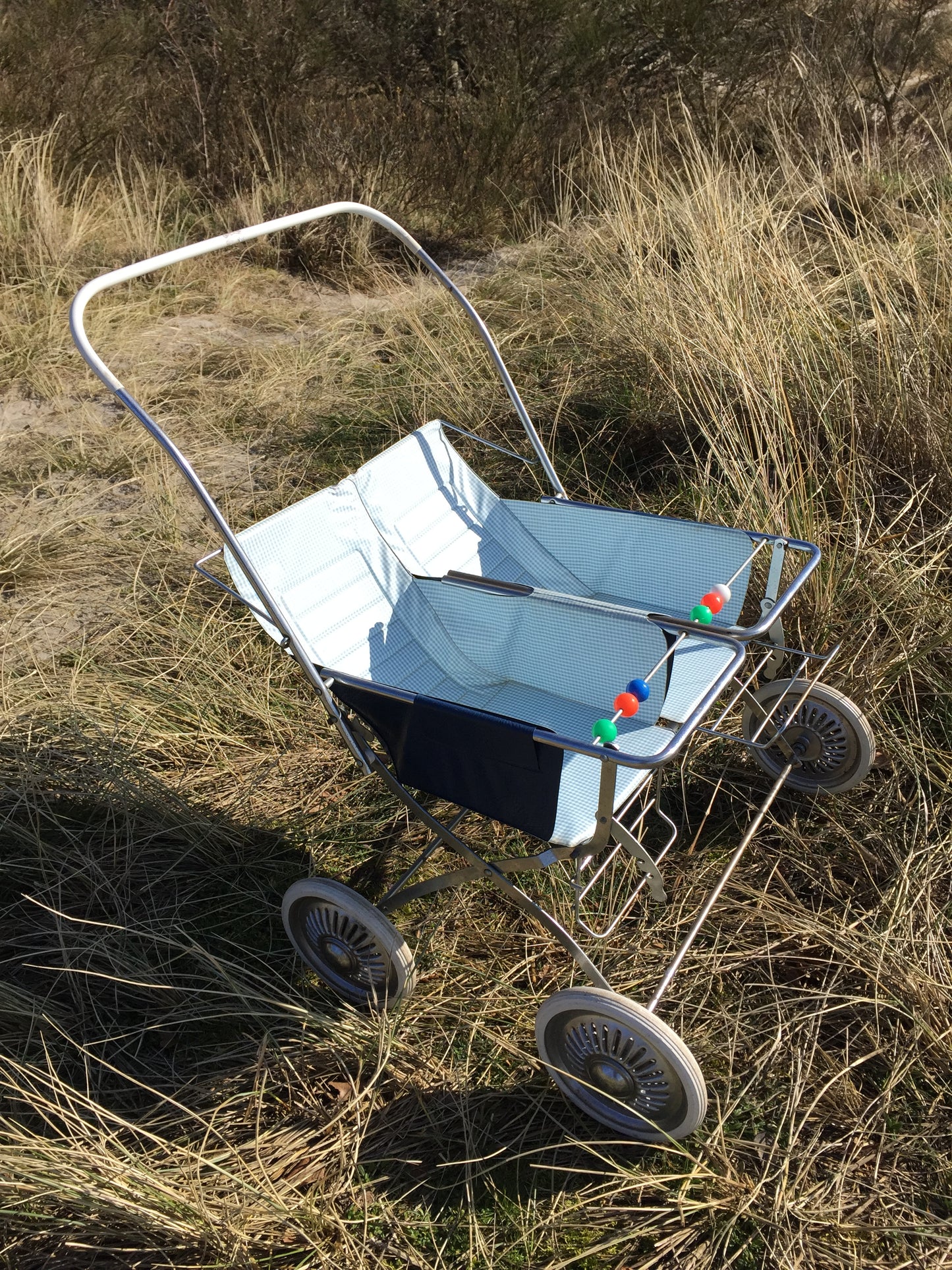 Tvillingvagn för dockor