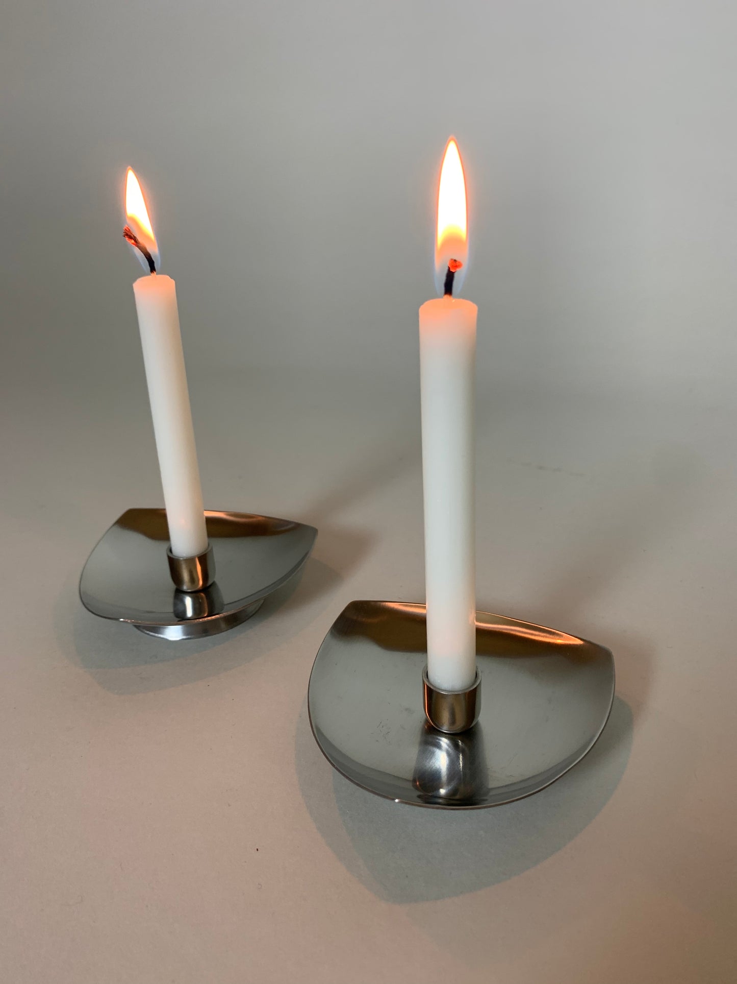 Två st. Stelton ljusstakar i originalförpackning