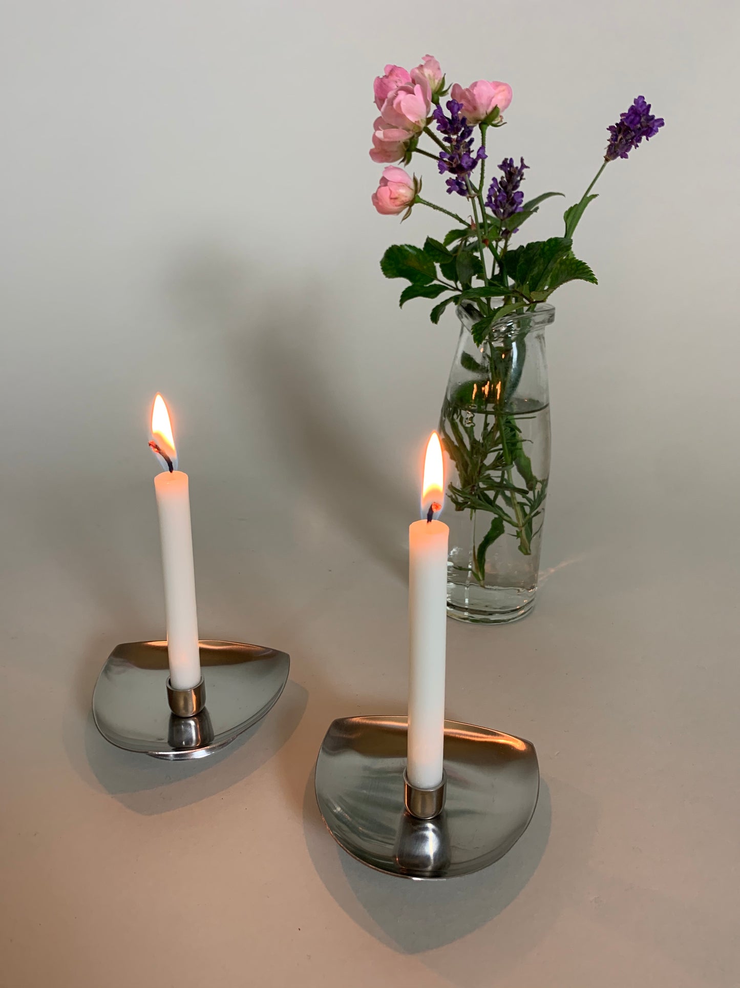 Två st. Stelton ljusstakar i originalförpackning