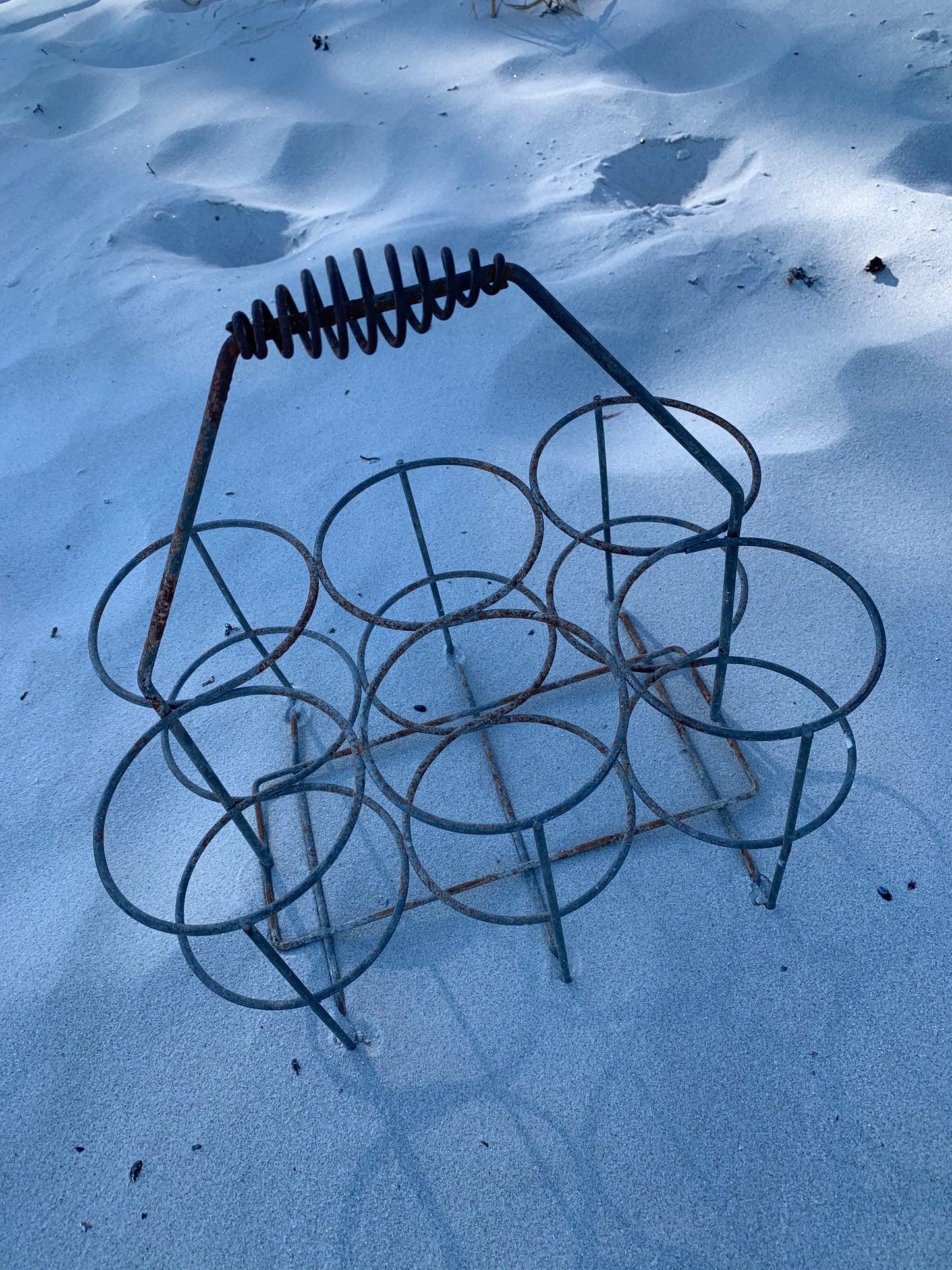 Vacker fransk flaskhållare