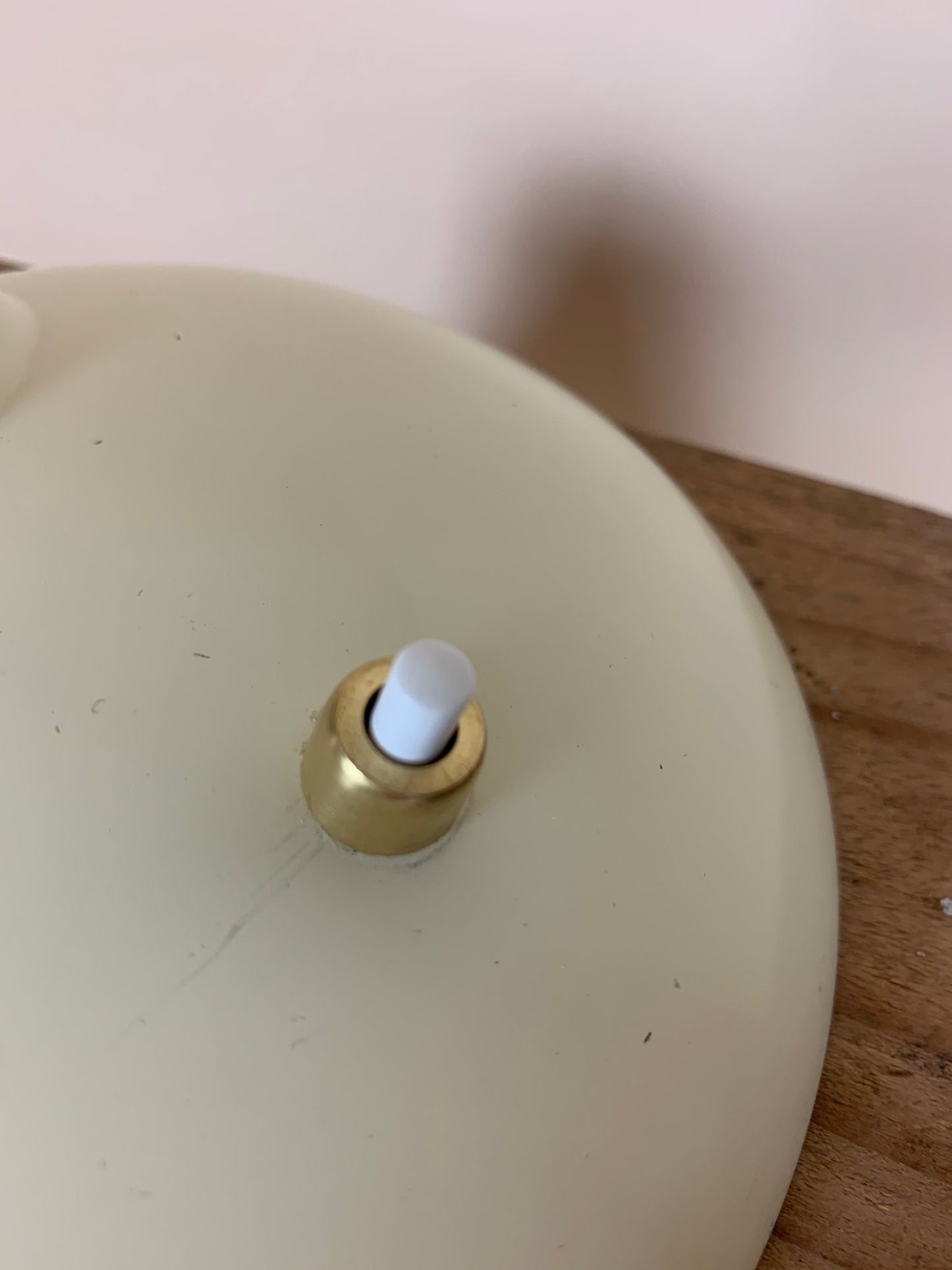 Vintage lampa - Vit