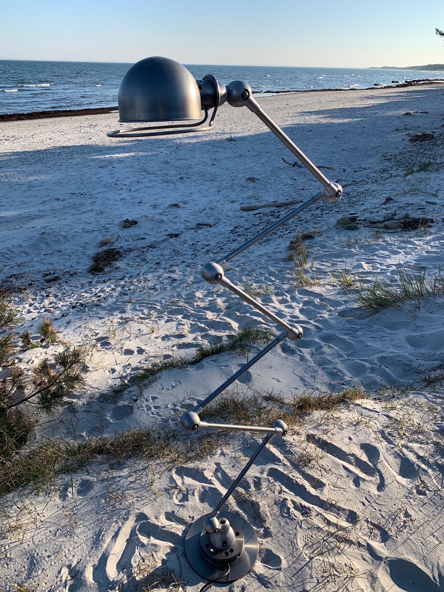 Vacker Jieldé golvlampa med 6 armar