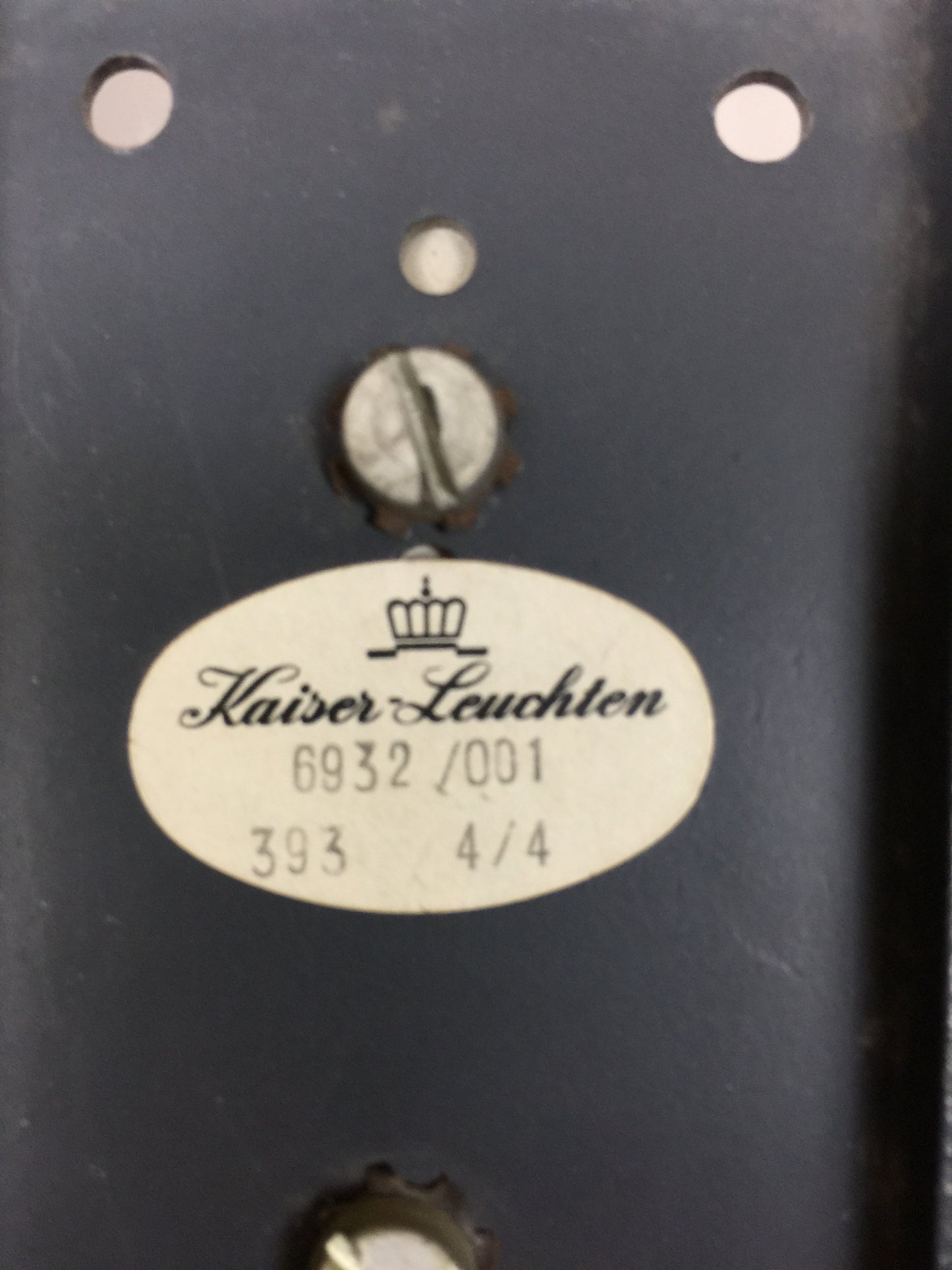 Fin gammal Kaiser Leuchten lampa