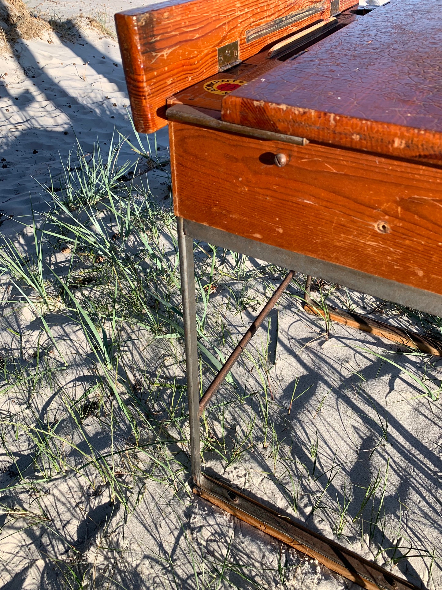Skolbänk och stol från Grythyttan